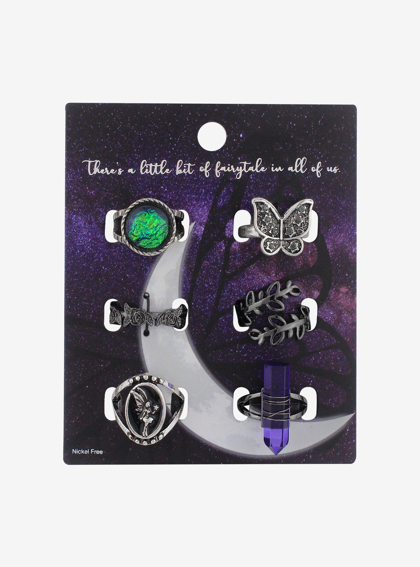 Fairy Crystal Ring Set Hot Topic