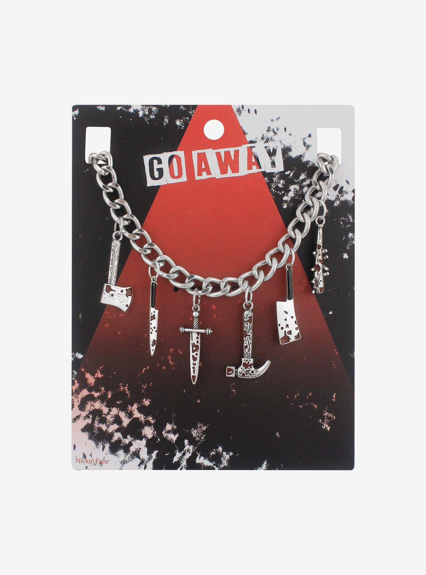 Social Collision Bloody Daggers Necklace