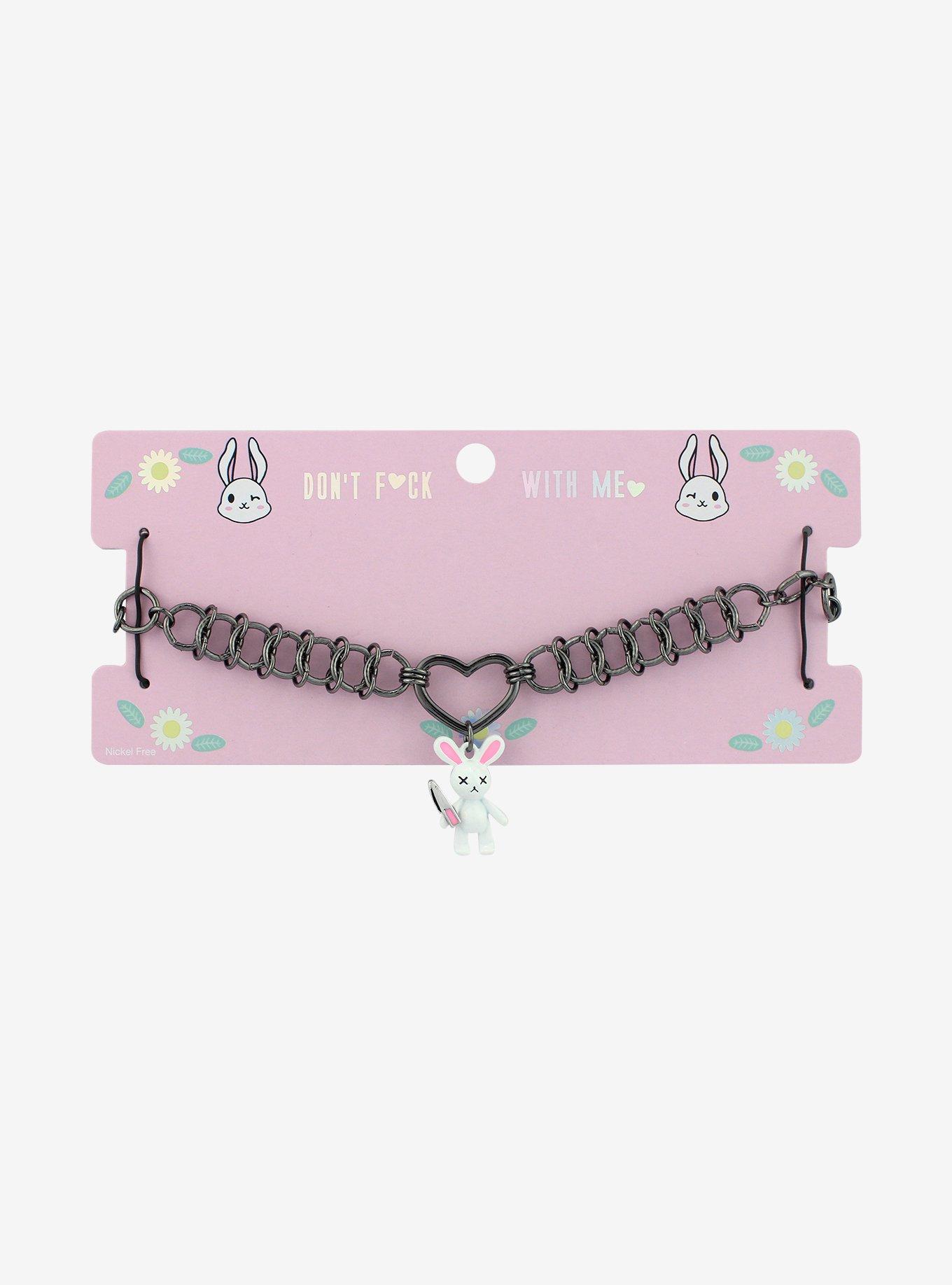 Dead Bunny Chain Choker, , hi-res