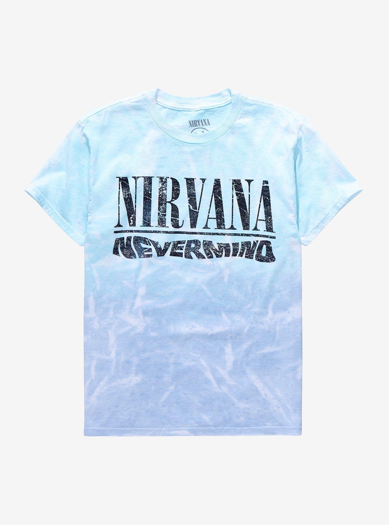Nirvana Nevermind 30th Anniversary Tracklist Tie-Dye Girls T-Shirt