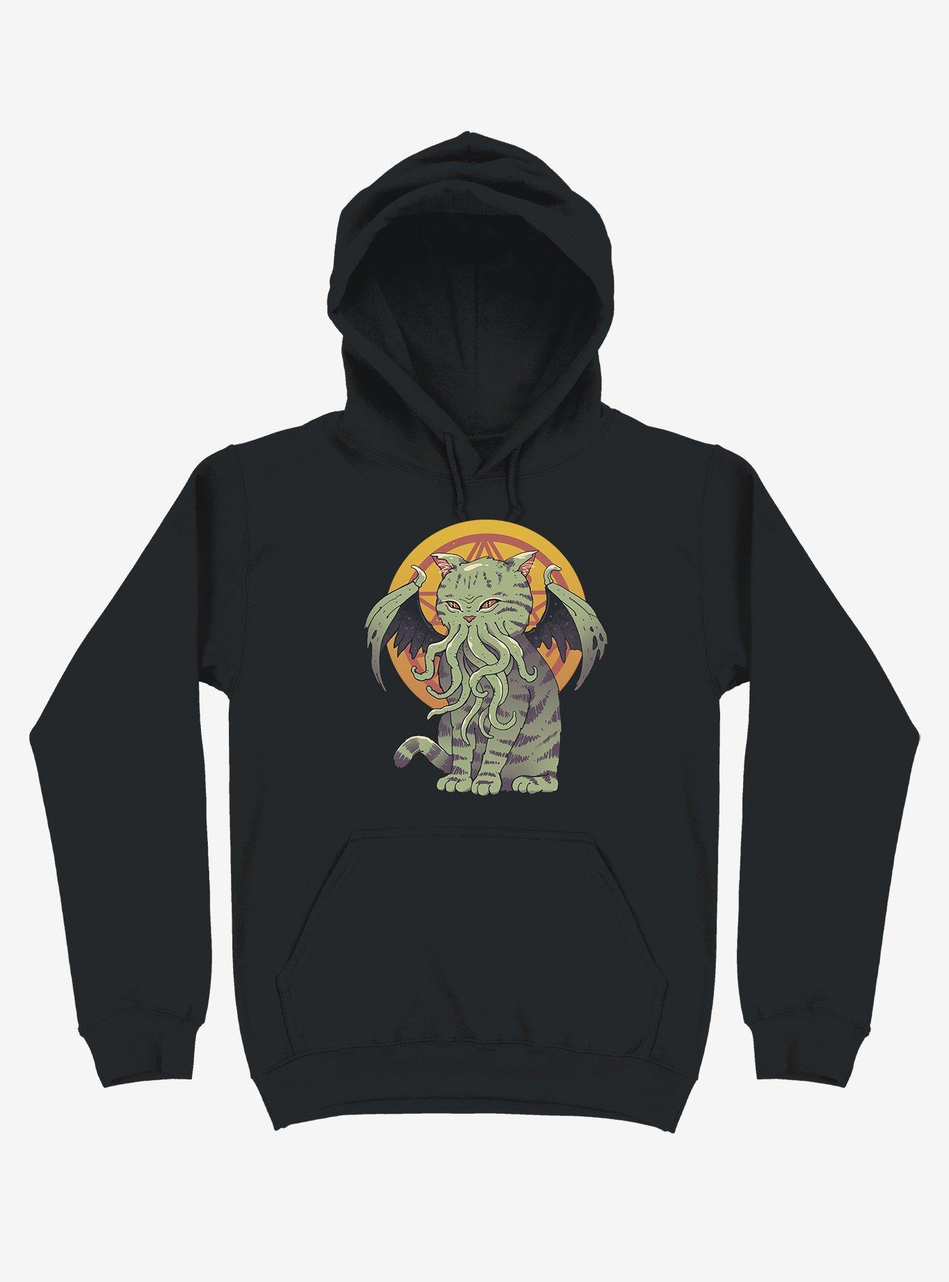 Star Cathulhu Black Hoodie, BLACK, hi-res