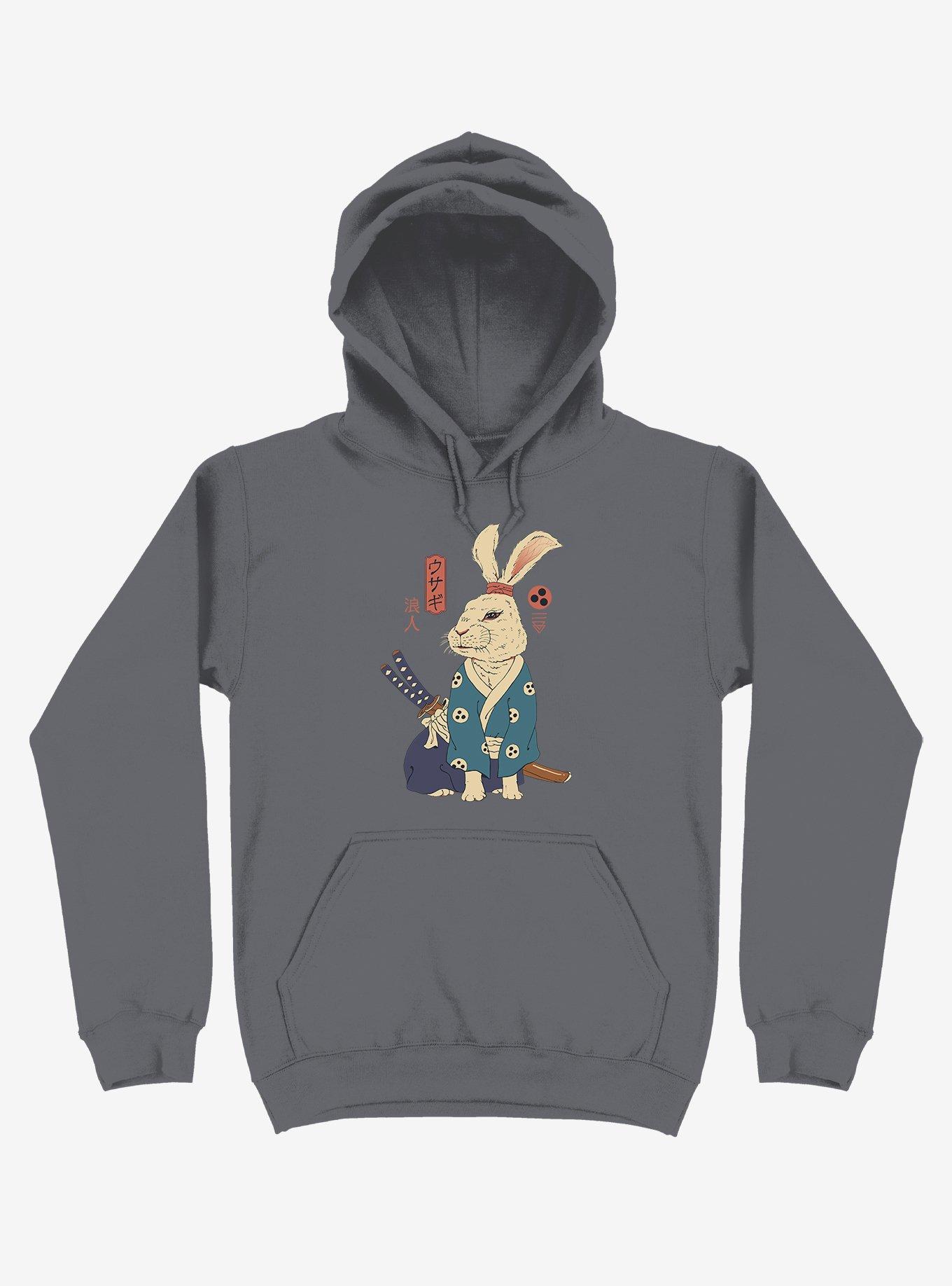 Rabbit Ronin Usagi Asphalt Grey Hoodie, , hi-res