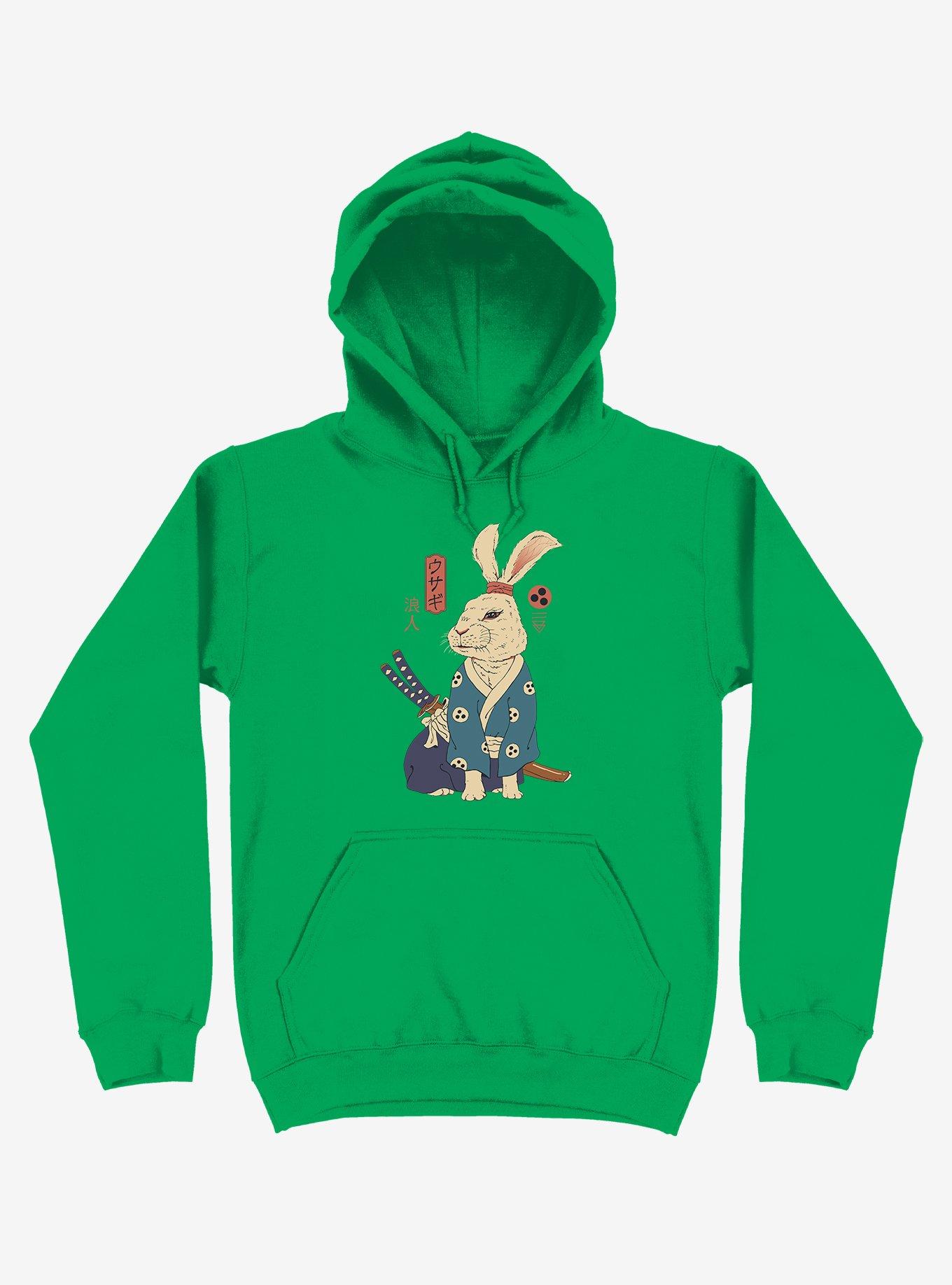 Rabbit Ronin Usagi Kelly Green Hoodie, , hi-res
