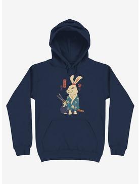 Rabbit Ronin Usagi Navy Blue Hoodie, , hi-res