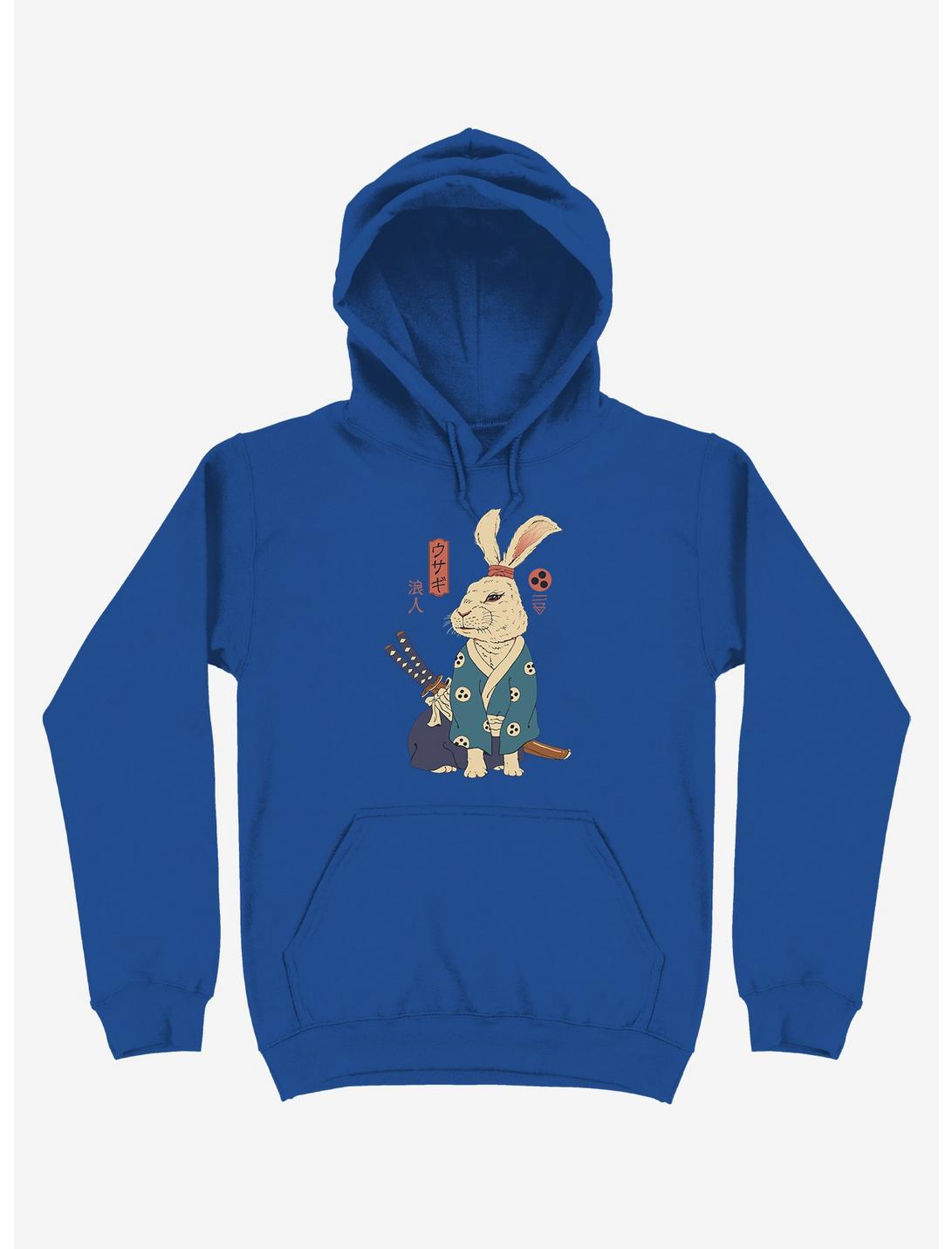 Rabbit Ronin Usagi Royal Blue Hoodie, ROYAL, hi-res