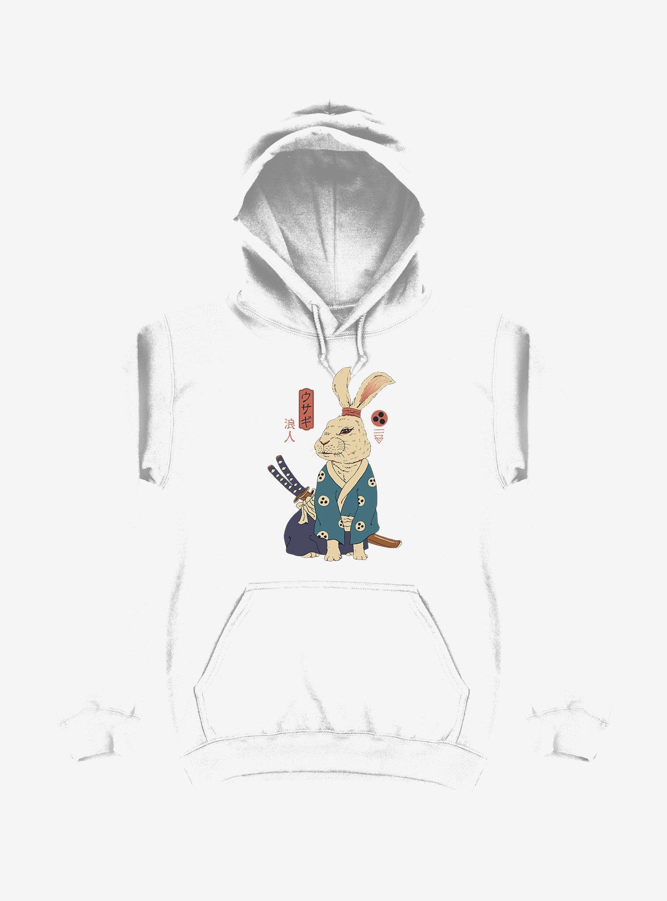 Rabbit Ronin Usagi White Hoodie, , hi-res