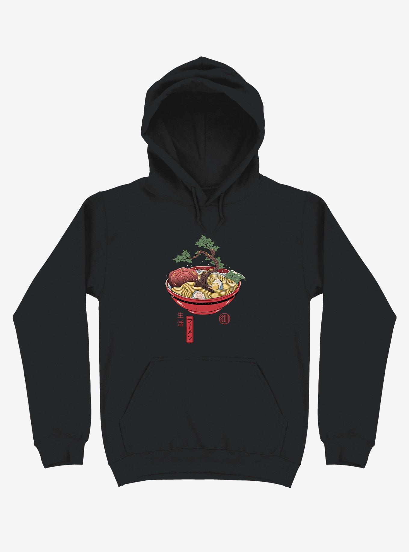 Bonsai Ramen Black Hoodie, , hi-res