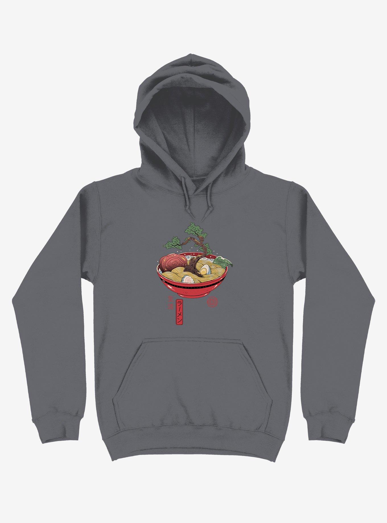 Bonsai Ramen Asphalt Grey Hoodie, , hi-res