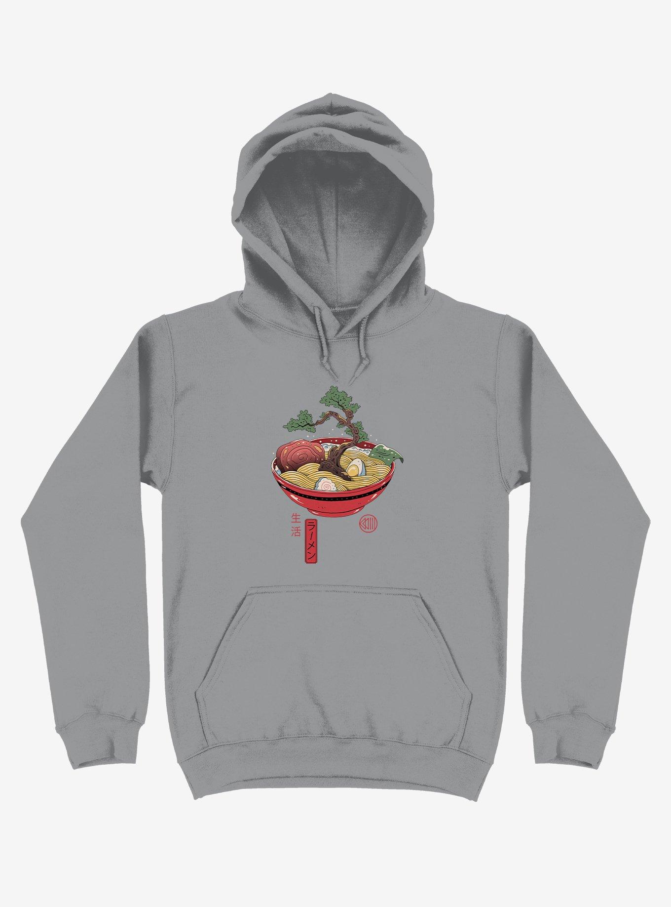 Bonsai Ramen Silver Hoodie