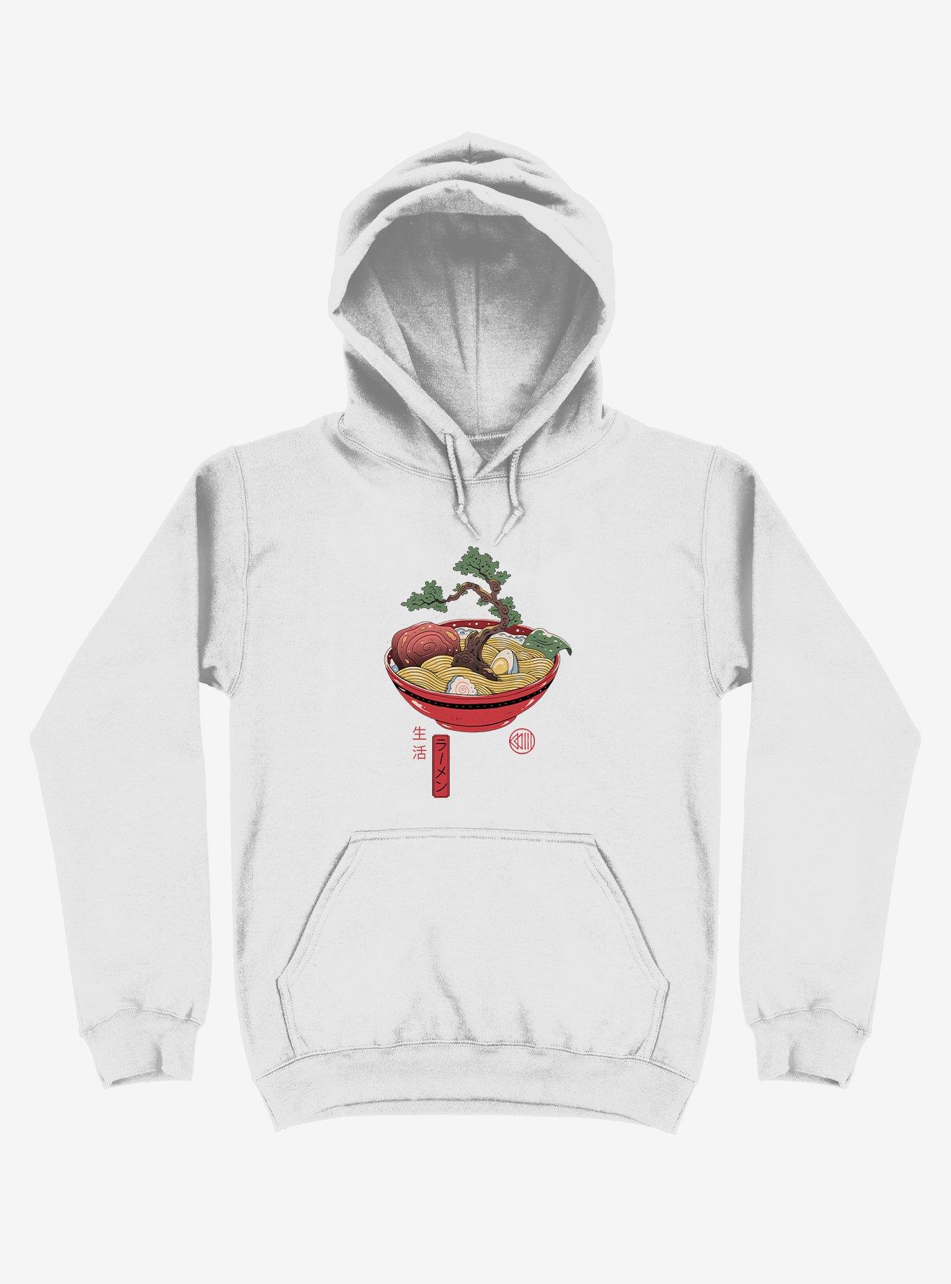 Bonsai Ramen White Hoodie