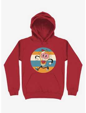 Happy Within Light Bulb Red Hoodie, , hi-res