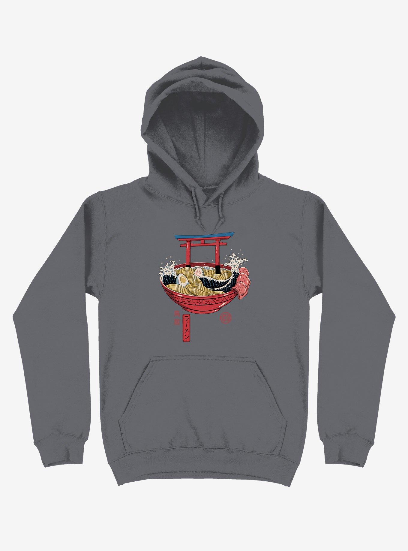 Sacred Ramen Ocean Asphalt Grey Hoodie, , hi-res