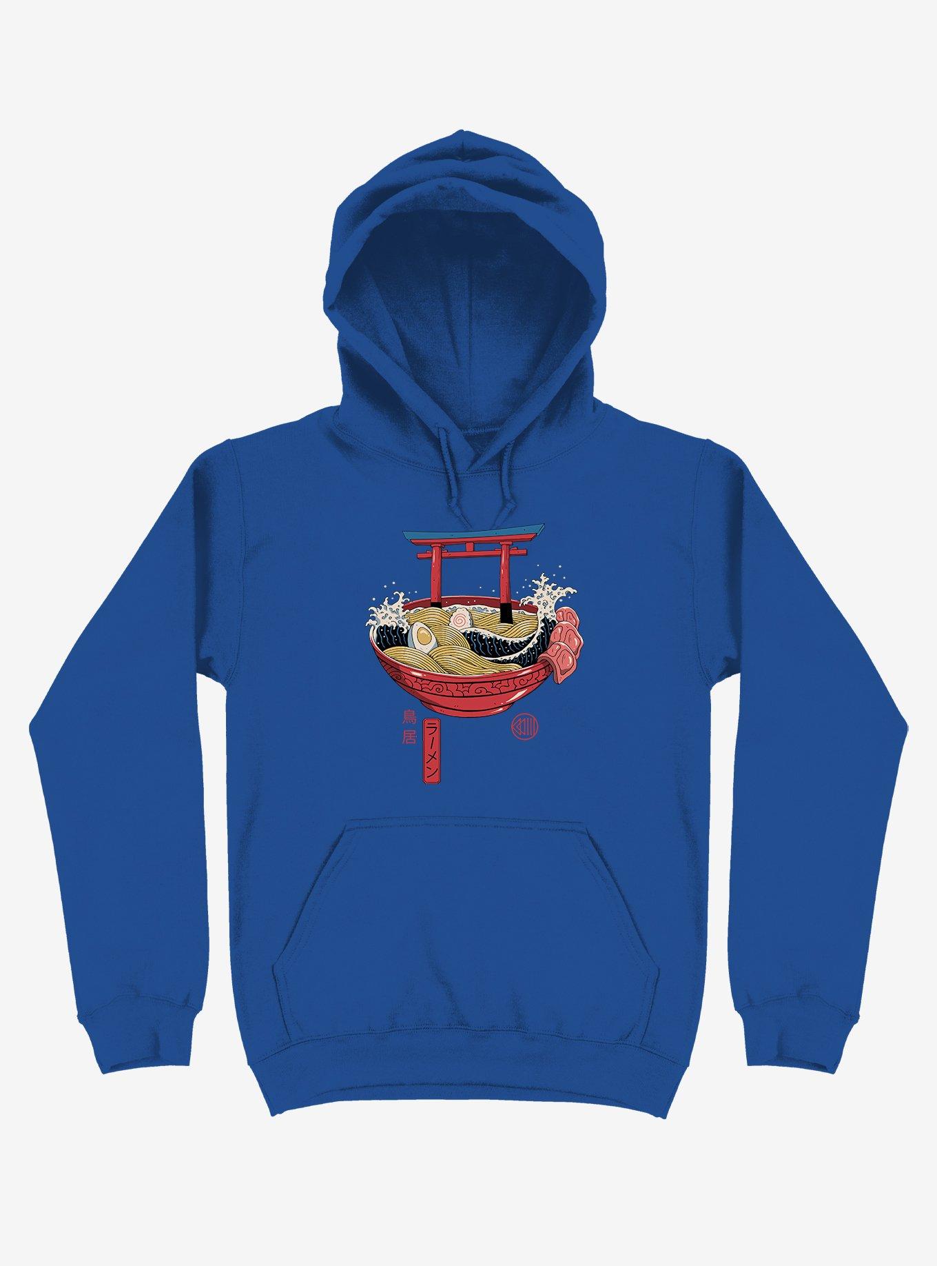 Sacred Ramen Ocean Royal Blue Hoodie, , hi-res