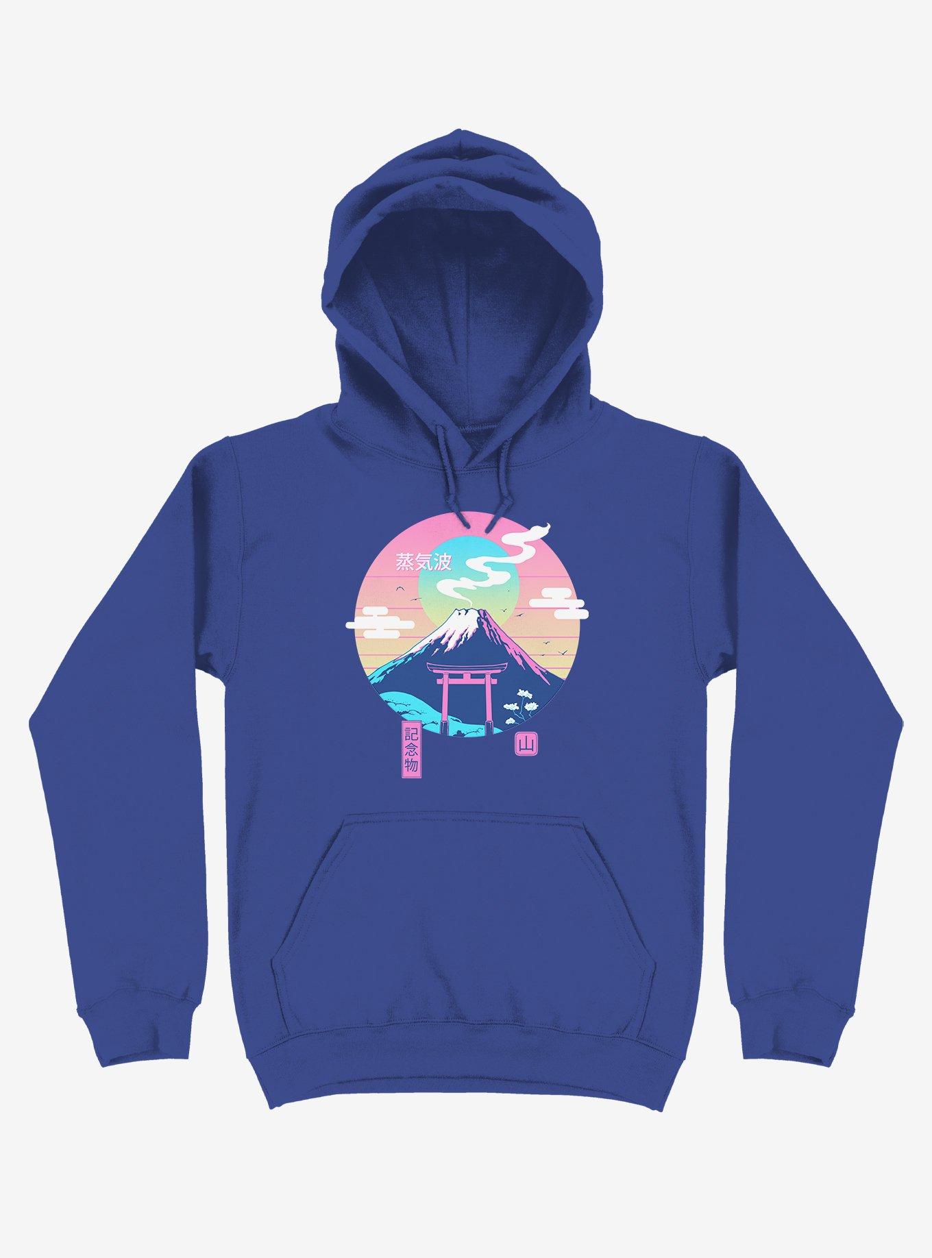 Fuji Wave Royal Blue Hoodie