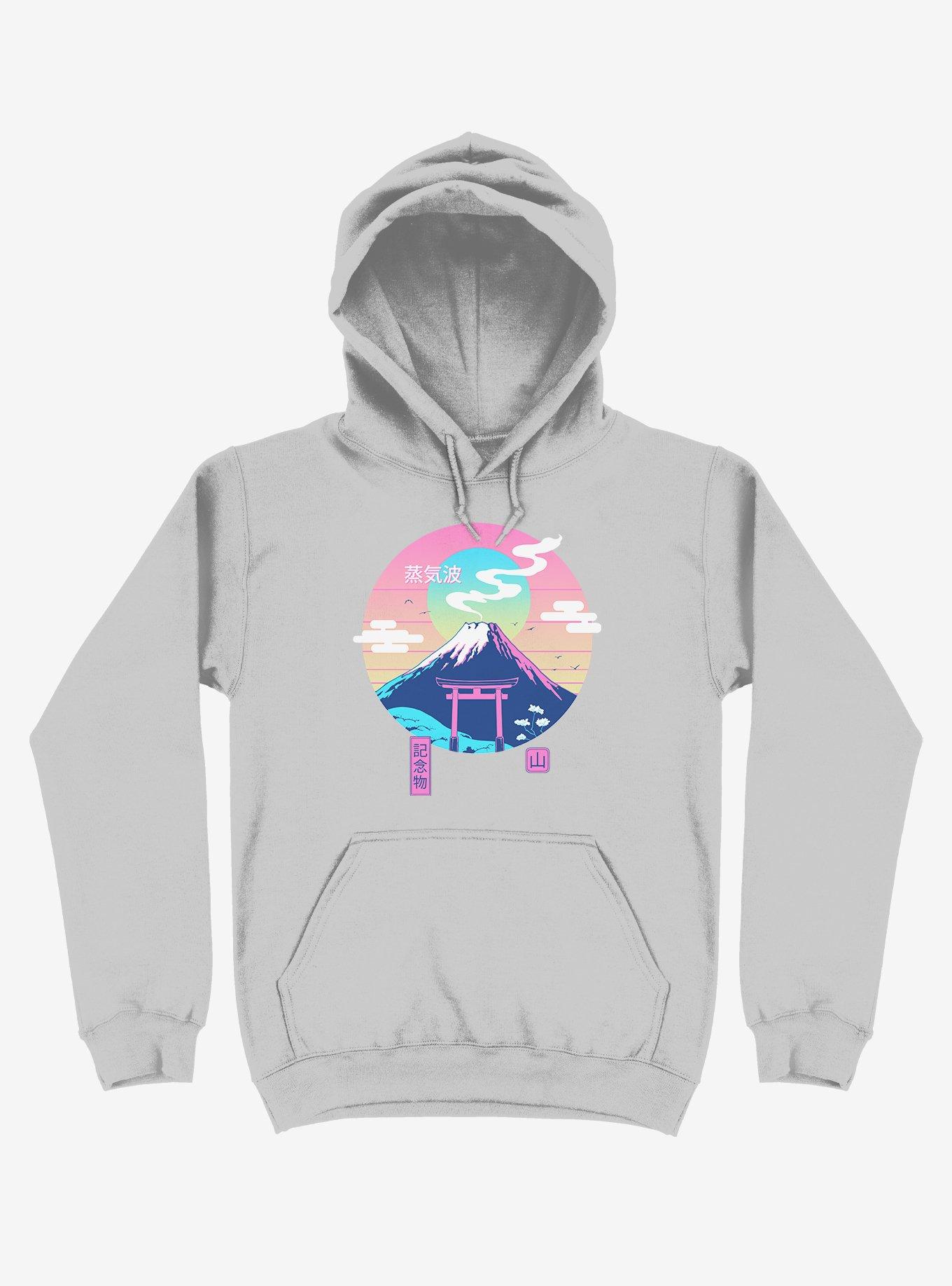 Fuji Wave Silver Hoodie, SILVER, hi-res