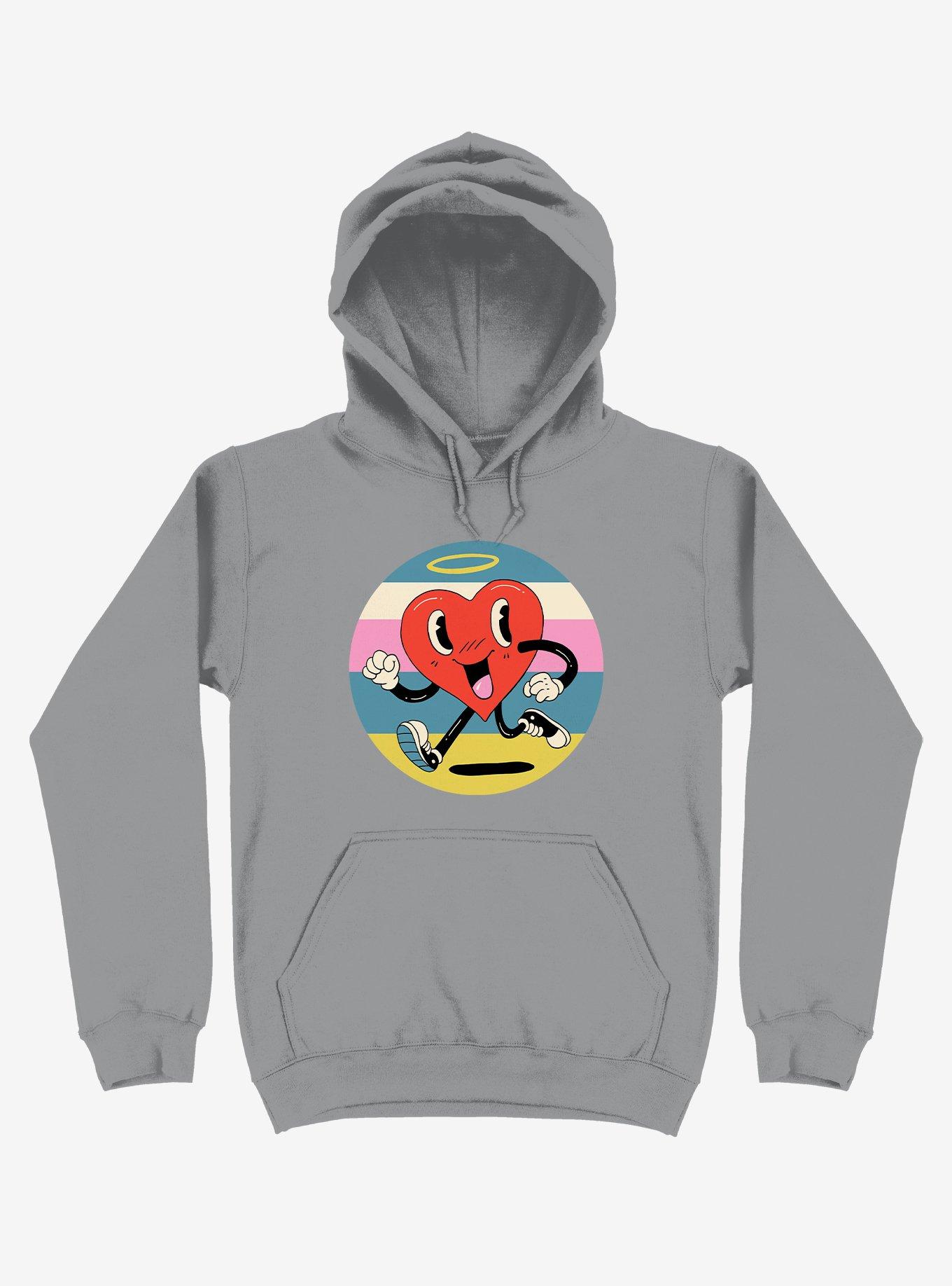 Grateful Heart Silver Hoodie, SILVER, hi-res