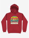 Happy Little Plants Red Hoodie, RED, hi-res