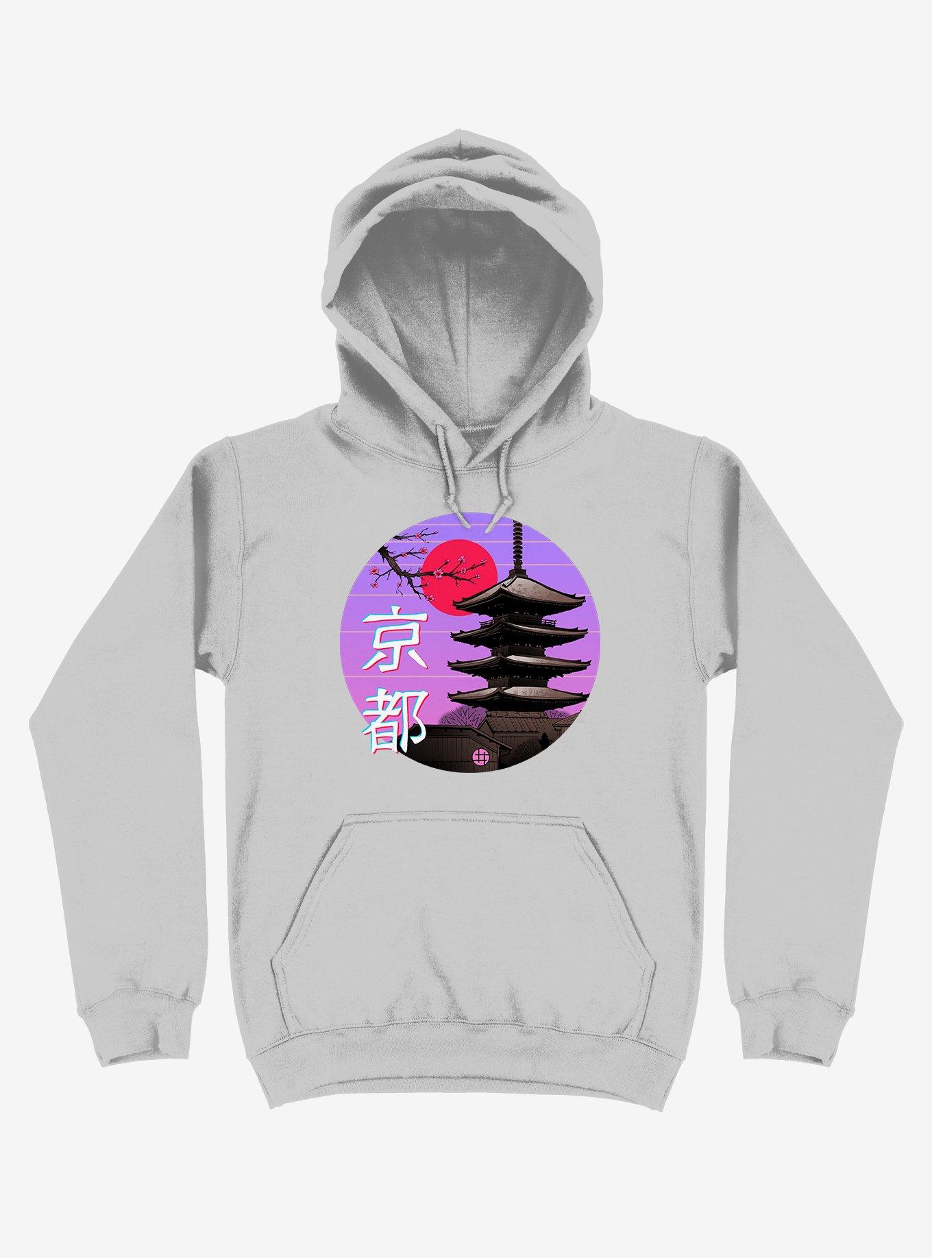 Kyoto Wave Silver Hoodie, , hi-res