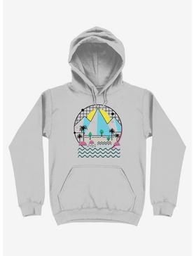 Land Of The Bold And Abstract Silver Hoodie, , hi-res