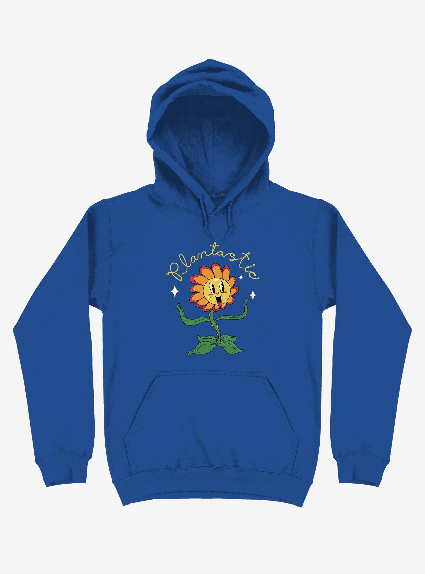 Plantastic Day! Royal Blue Hoodie, , hi-res