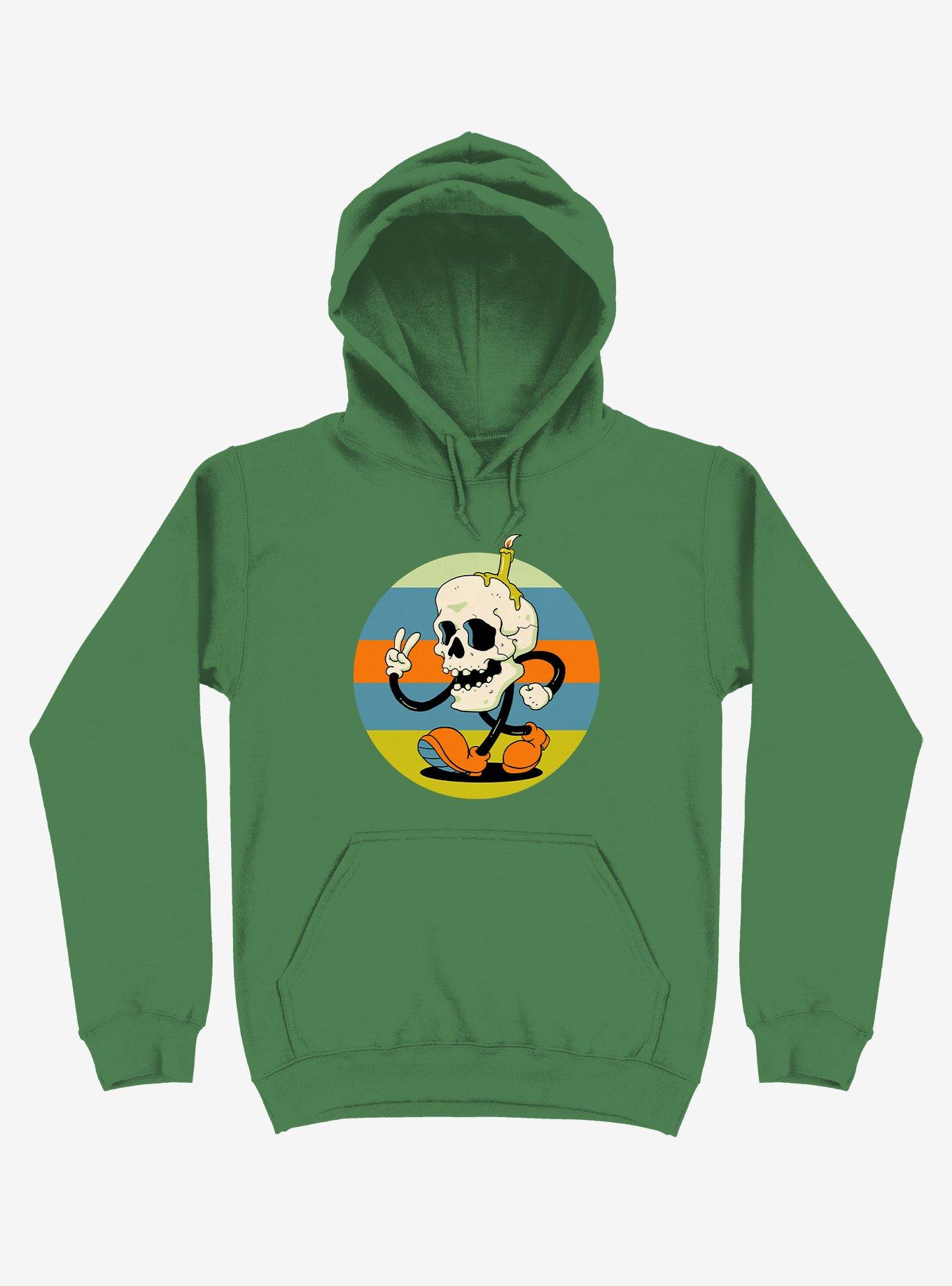 Skull Candle Boy Kelly Green Hoodie, , hi-res