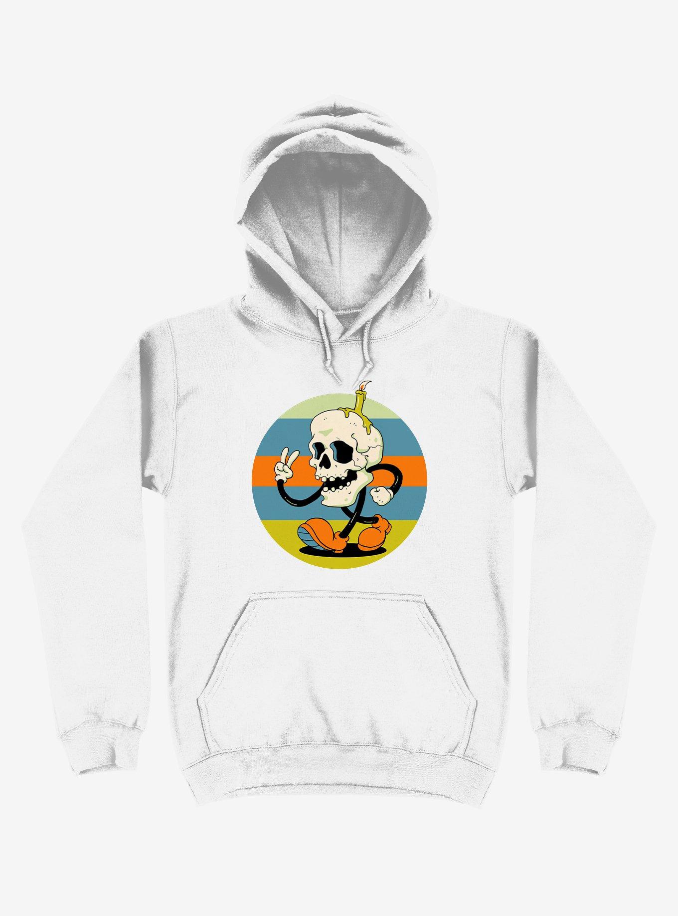 Skull Candle Boy White Hoodie, WHITE, hi-res