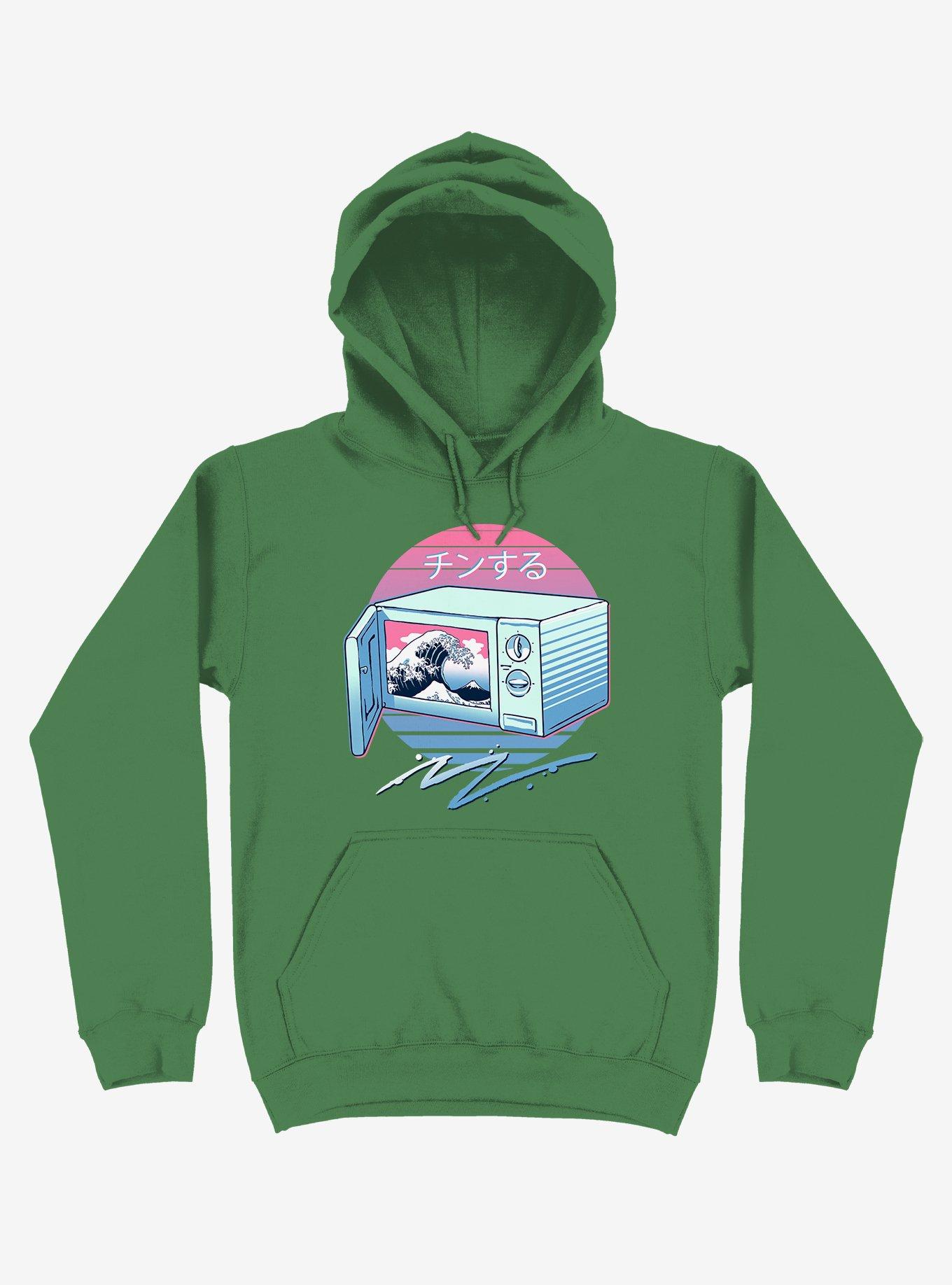 The Micro Wave! Kelly Green Hoodie, , hi-res