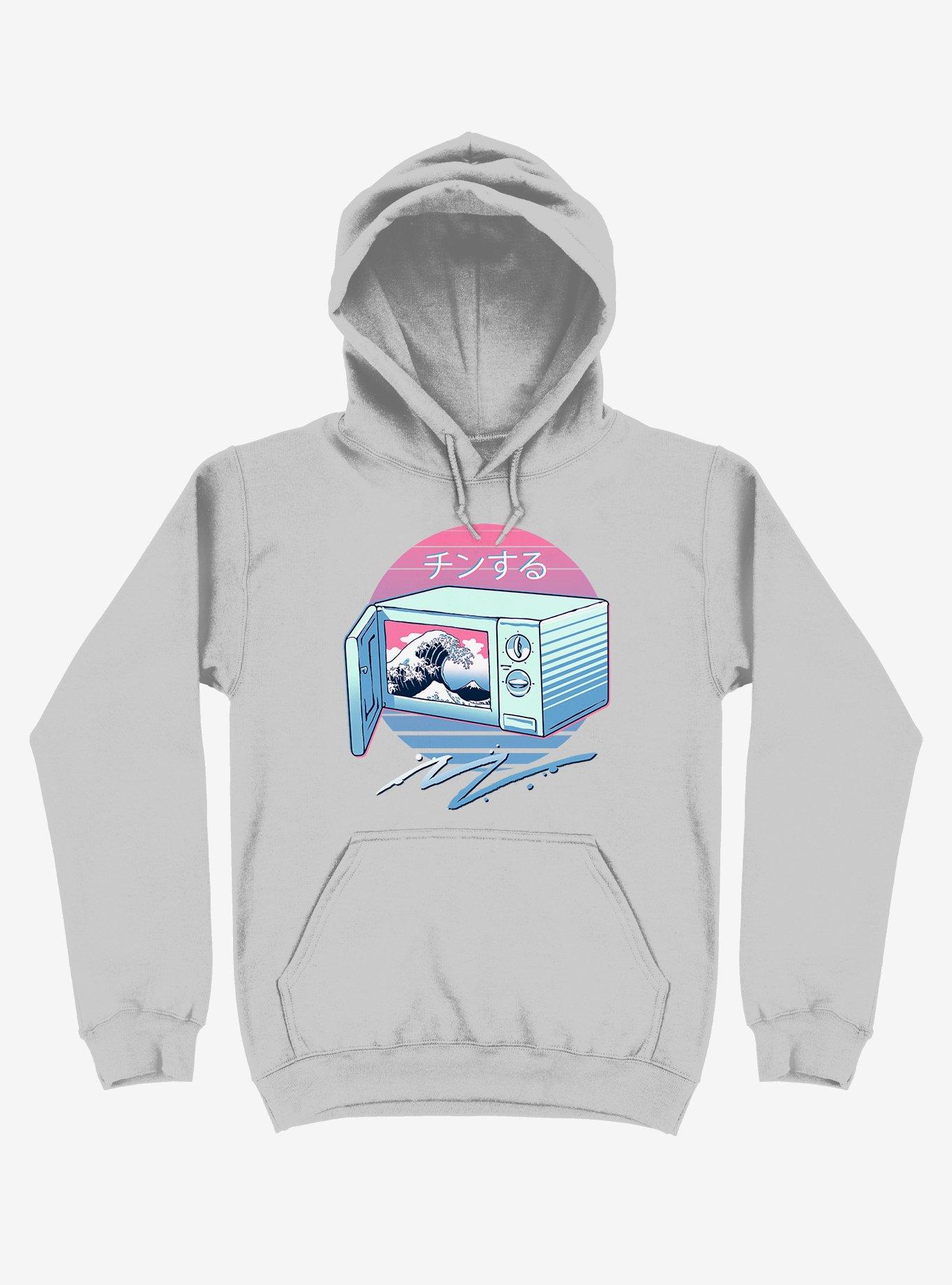 The Micro Wave! Silver Hoodie, , hi-res