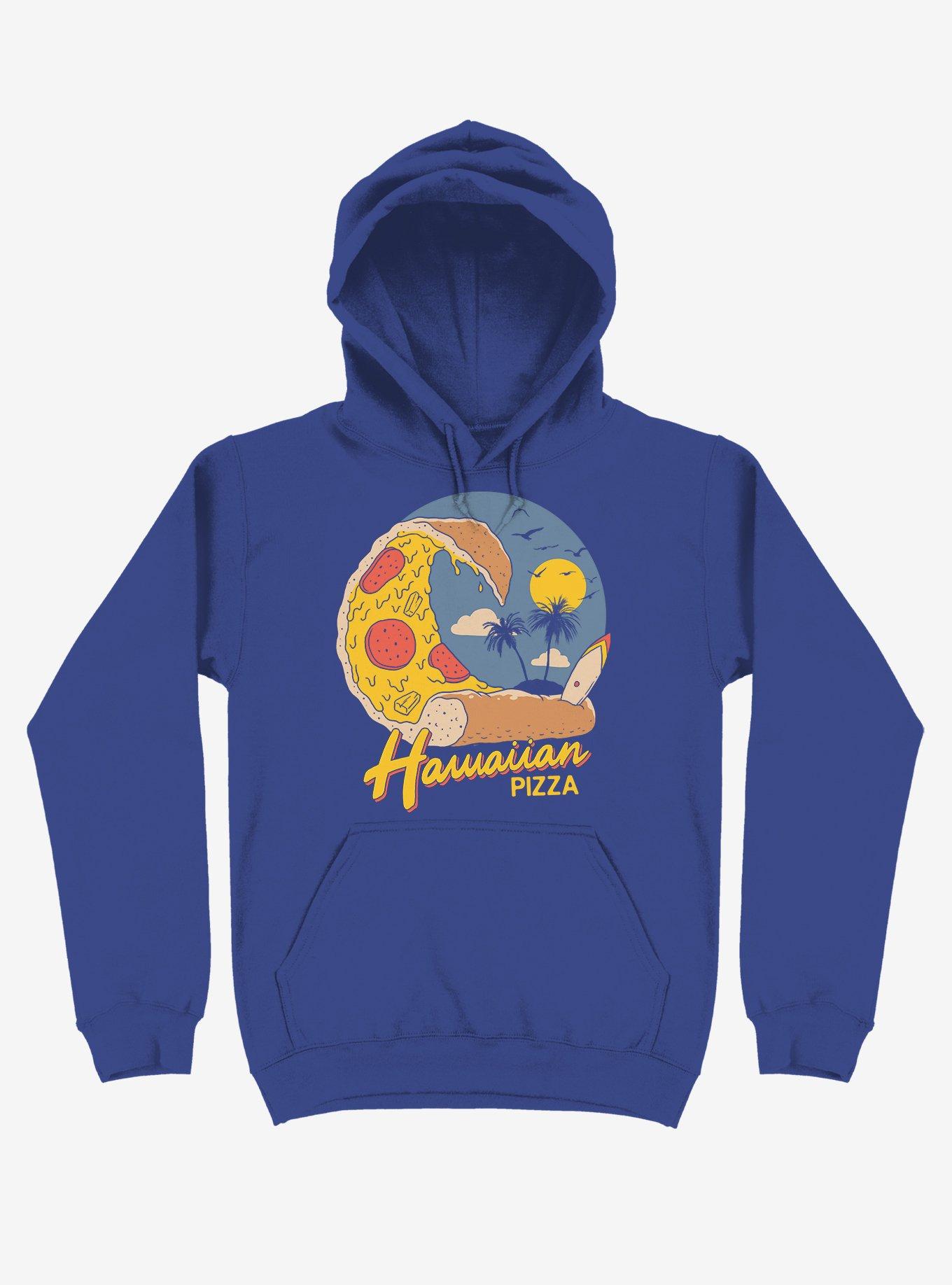 Hawaiian Pizza Royal Blue Hoodie, ROYAL, hi-res