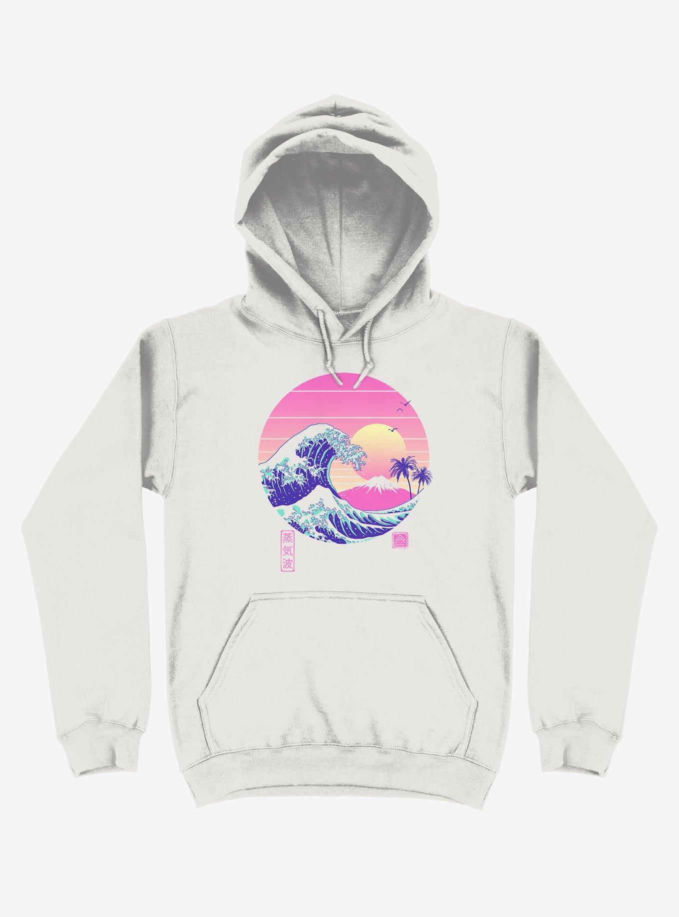 The Great Vaporwave White Hoodie, , hi-res