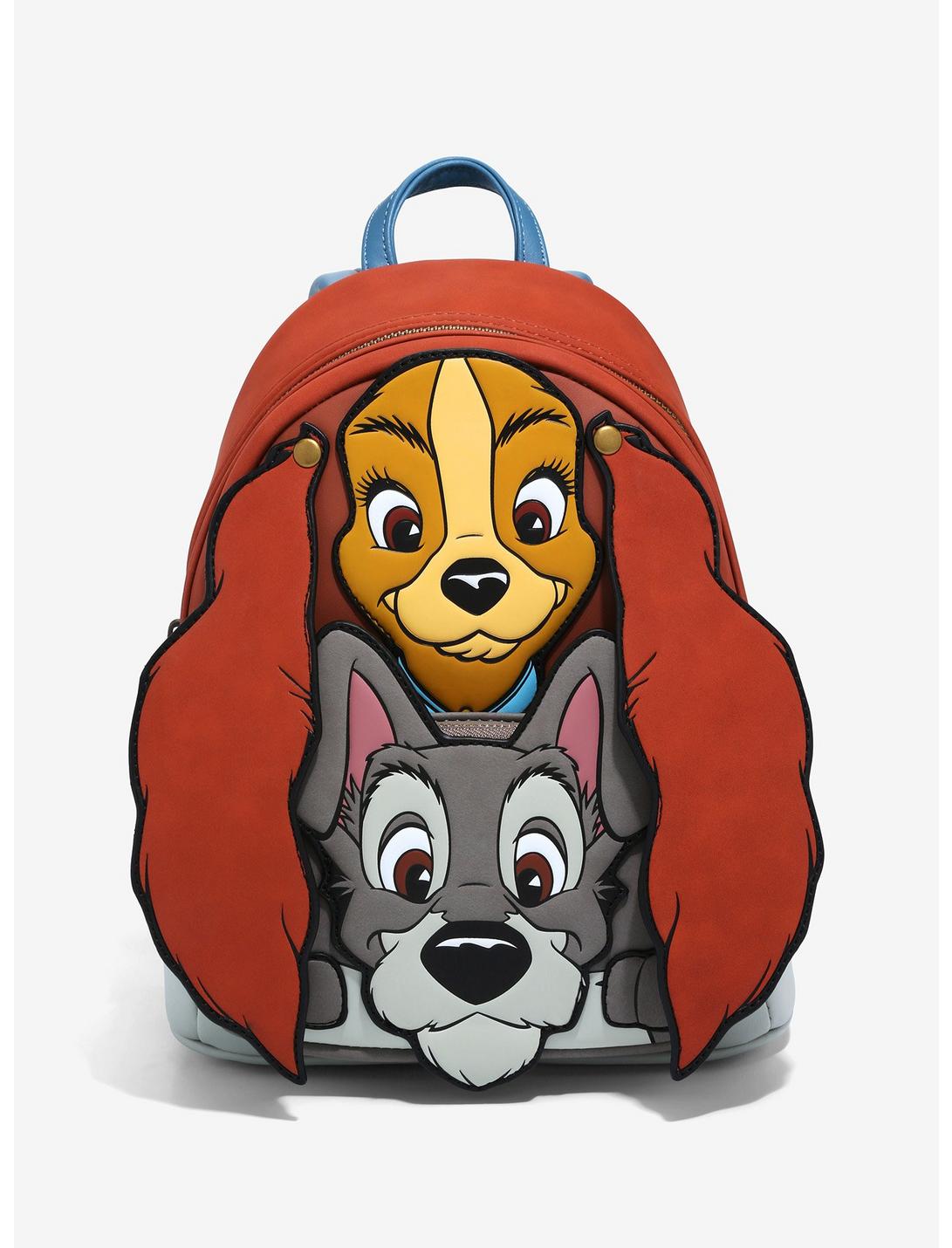 Loungefly Disney Lady and the Tramp Stacked Character Mini Backpack, , hi-res