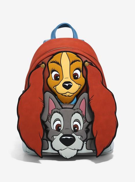 Loungefly Disney Lady and the Tramp Mini online Backpack and Matching Cardholder - NWT