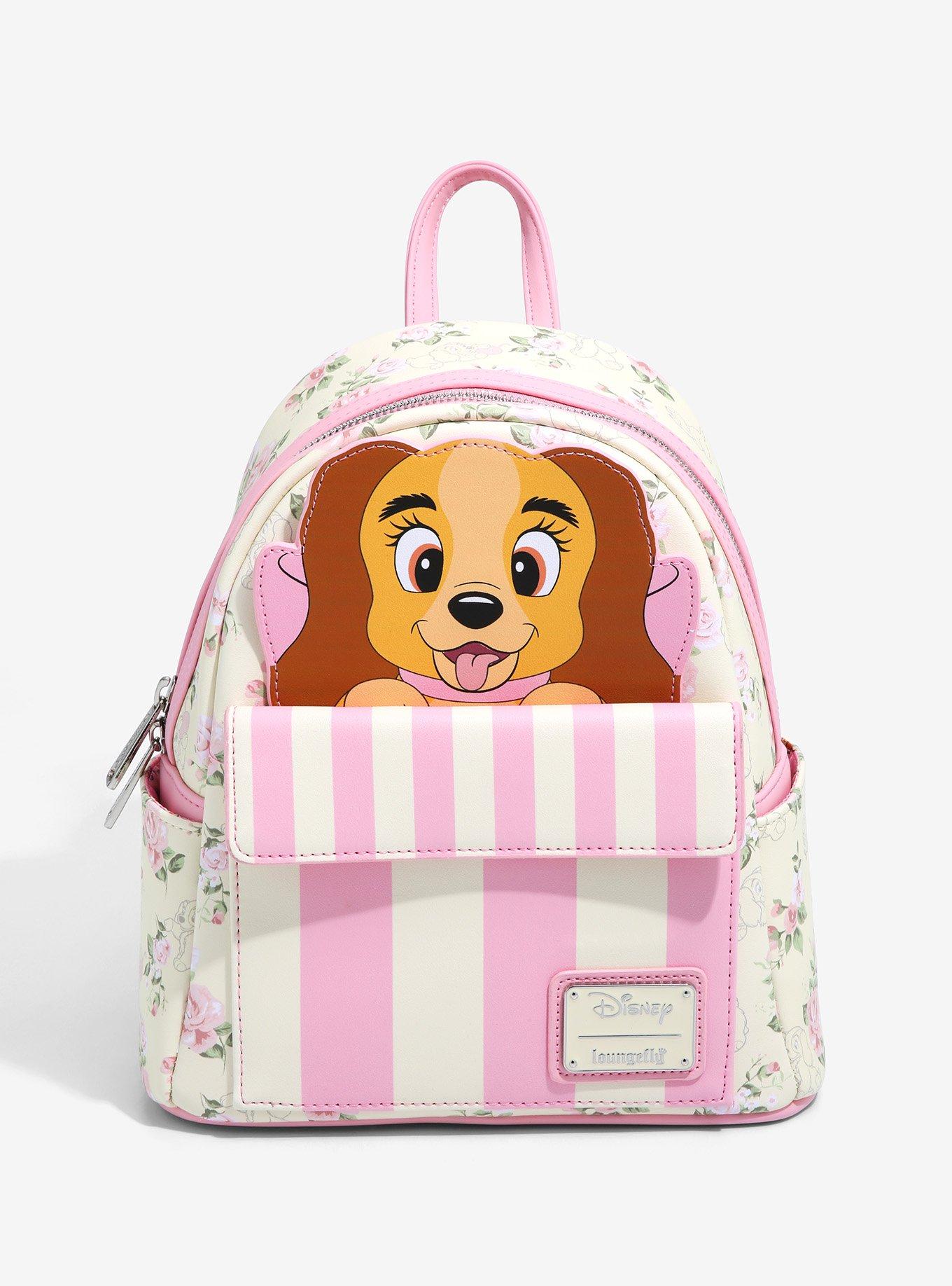 Loungefly Disney Lady and the Tramp Hat Box Mini Backpack BoxLunch Exclusive BoxLunch