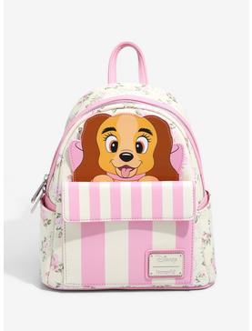 Loungefly Disney Lady and the Tramp Hat Box Mini Backpack - BoxLunch Exclusive, , hi-res