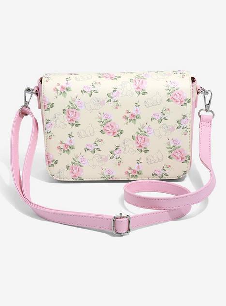 Loungefly Disney Lady and the Tramp Floral Crossbody Bag - BoxLunch ...