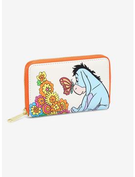 Loungefly Disney Winnie the Pooh Eeyore Floral Small Zip Wallet - BoxLunch Exclusive, , hi-res