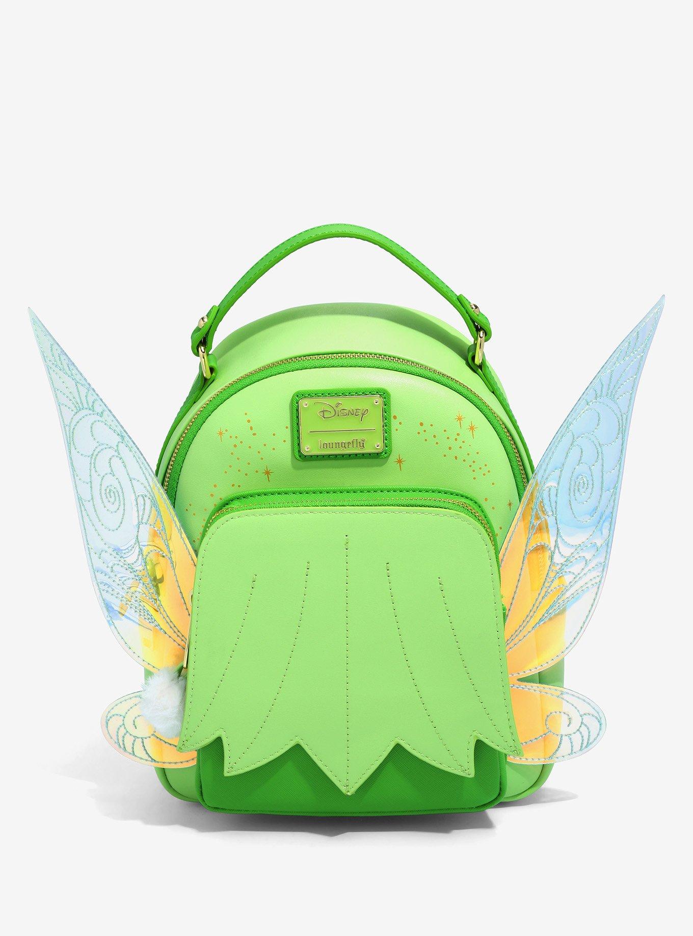 Loungefly Women's Disney Pink Tinkerbell Glow in The Dark Allover Print Backpack