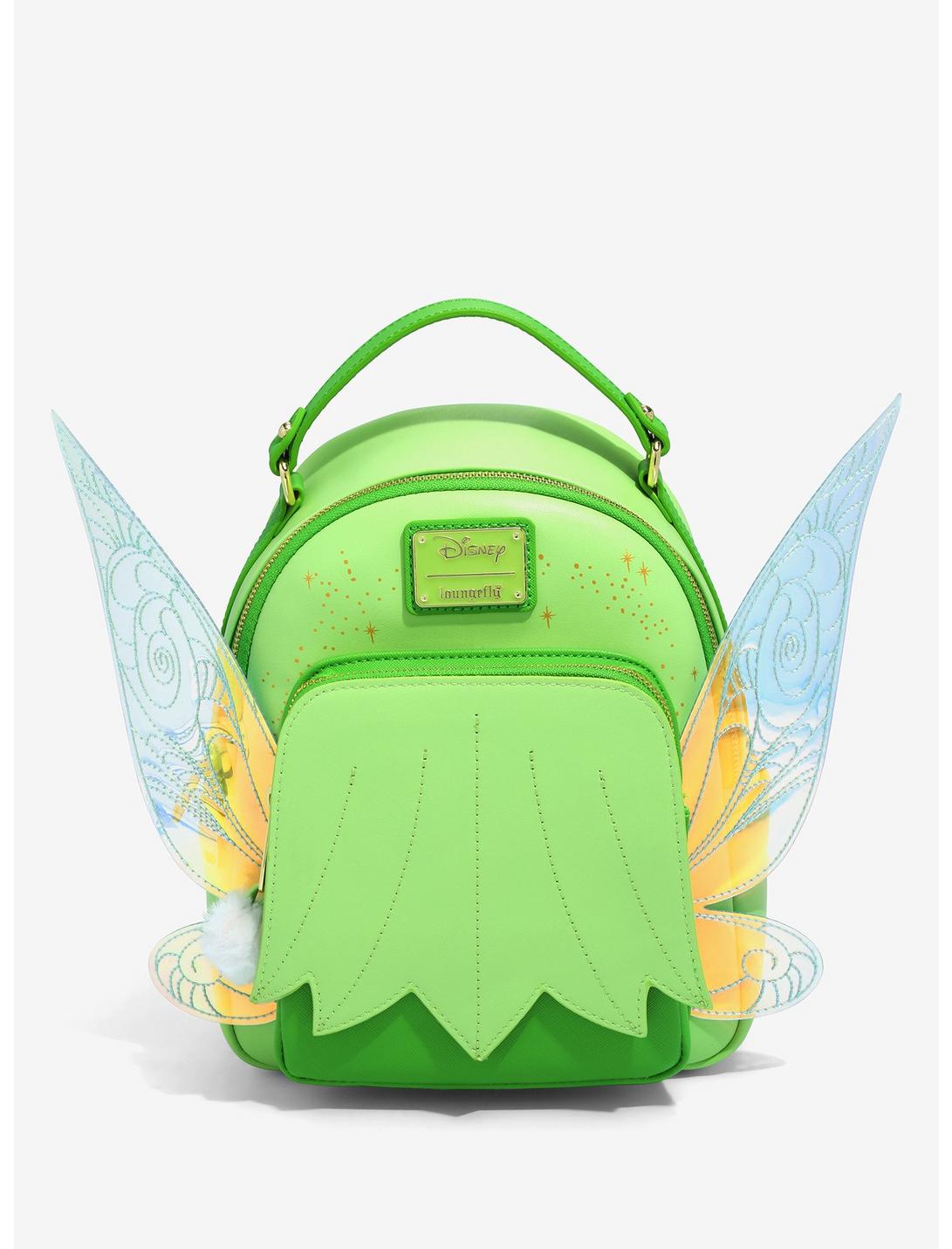 Loungefly Disney Peter Pan Tinker Bell Wings Figural Mini Backpack - BoxLunch Exclusive, , hi-res