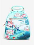 Loungefly Disney Mulan Cri-Kee & Mulan Lotus Mini Backpack - BoxLunch Exclusive, , hi-res