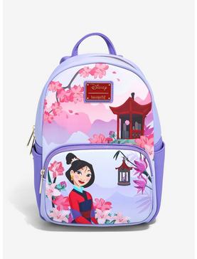 Loungefly Disney Mulan Magnolia Flowers Mini Backpack - BoxLunch Exclusive, , hi-res