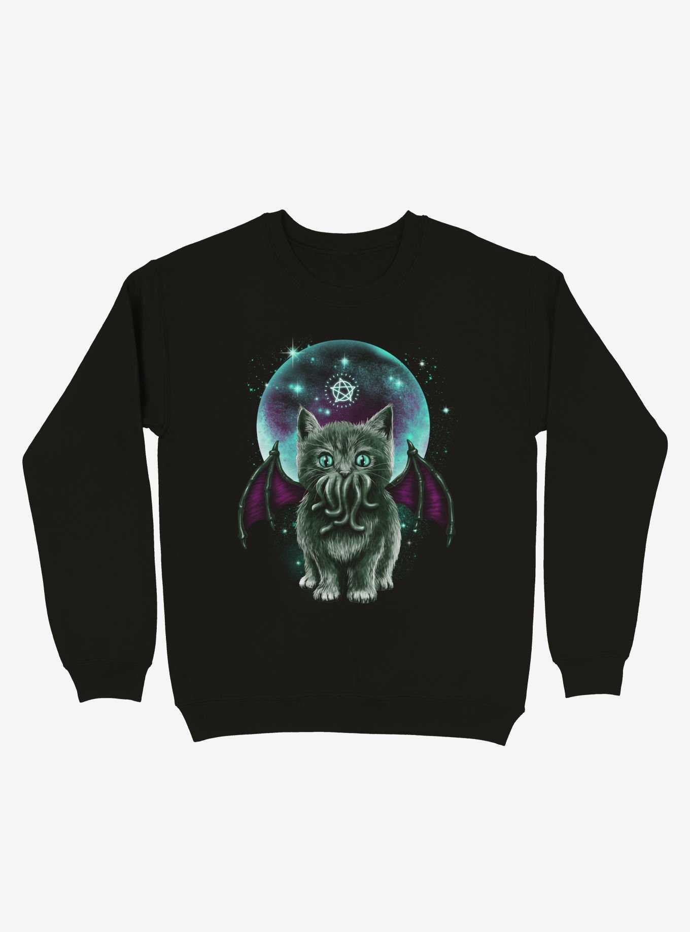 Cosmic Purrrcraft Sweatshirt, , hi-res