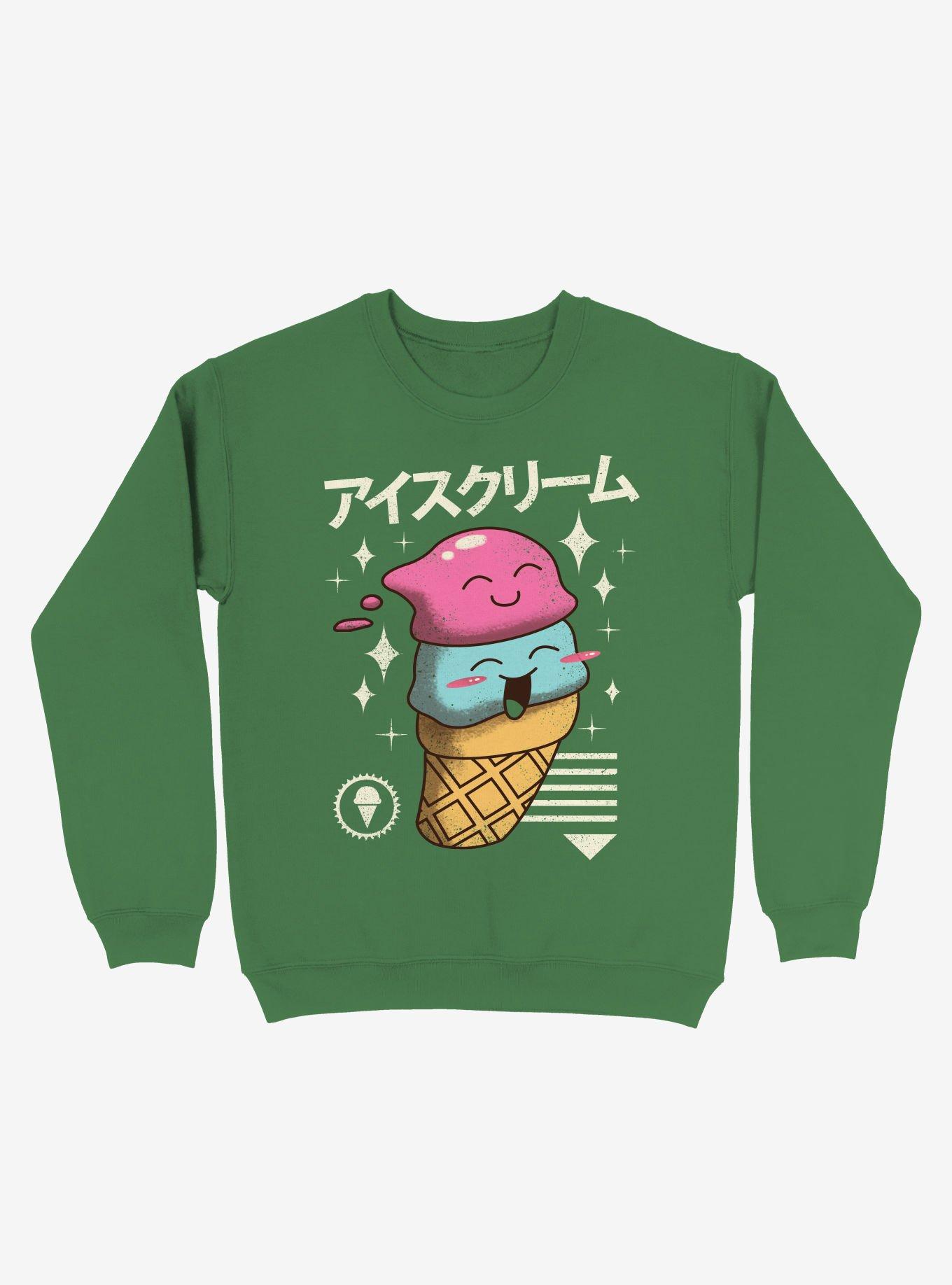 Kawaii Ice Cream Sweatshirt, , hi-res