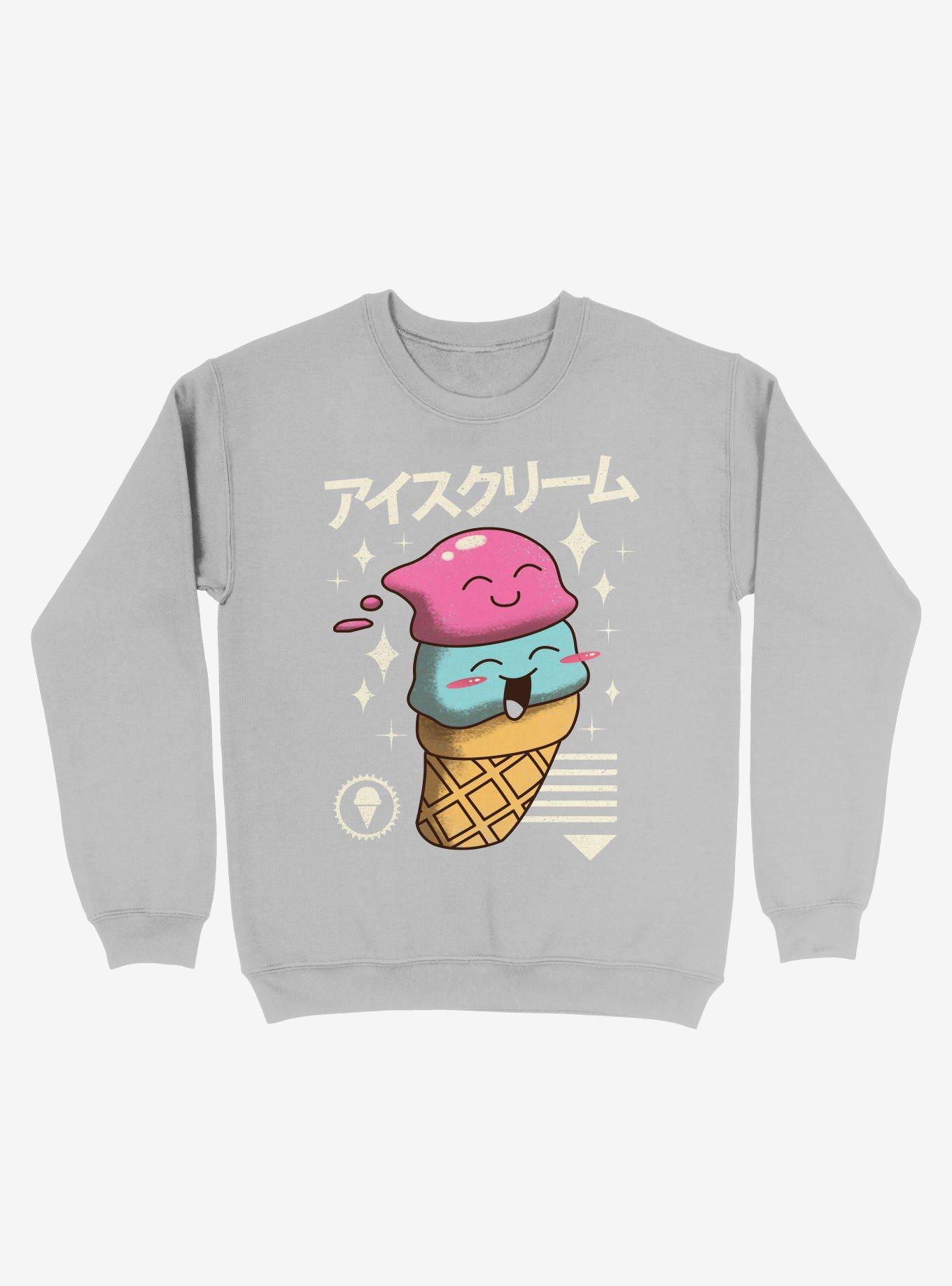 Kawaii Ice Cream Sweatshirt, , hi-res