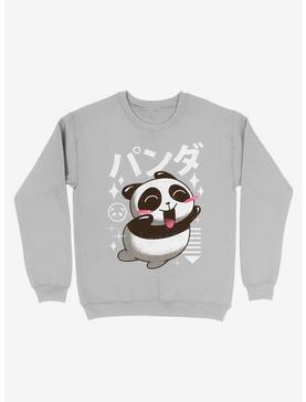 Kawaii Panda Sweatshirt, , hi-res