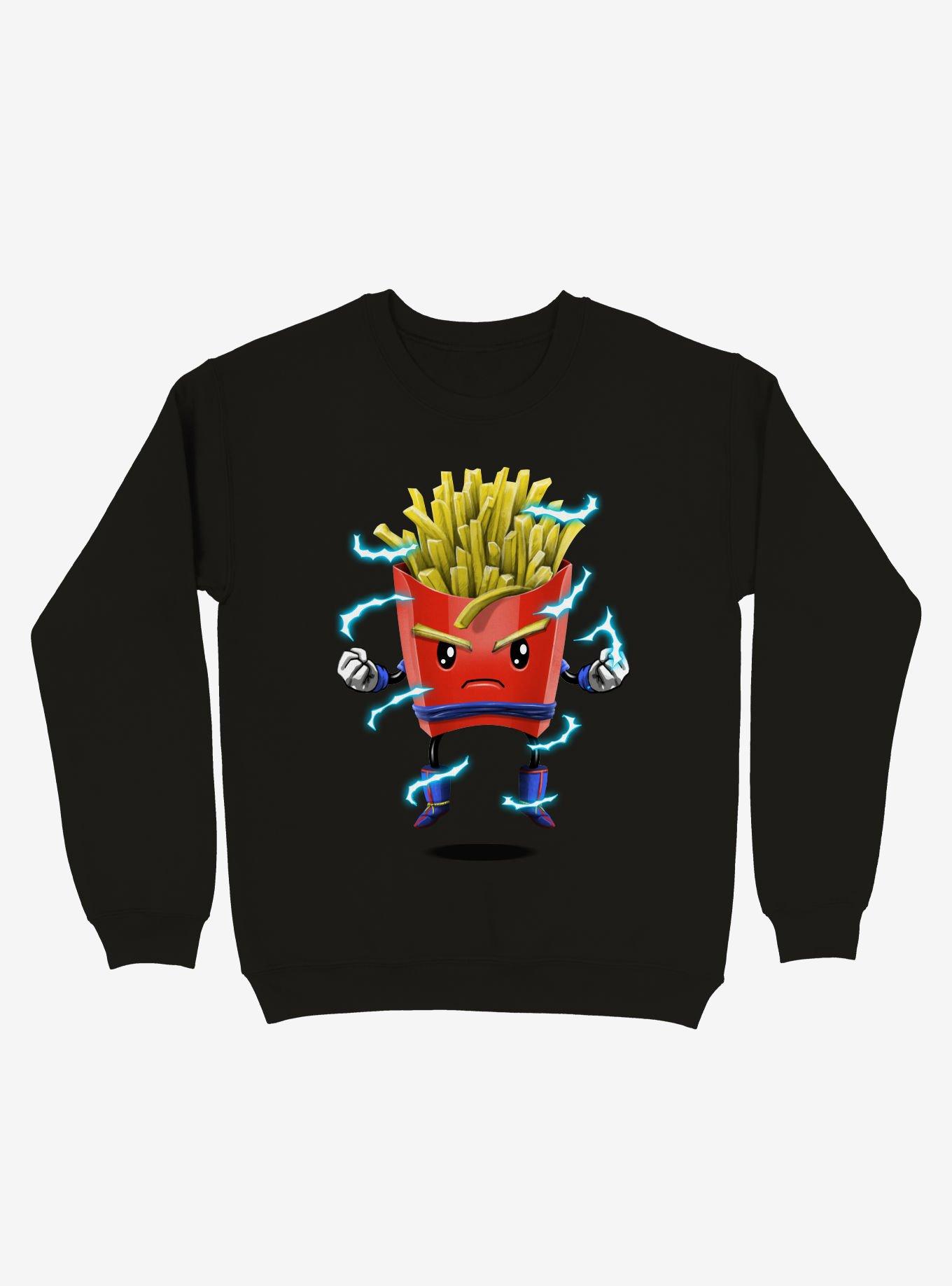 Saiyan Fries Sweatshirt, BLACK, hi-res