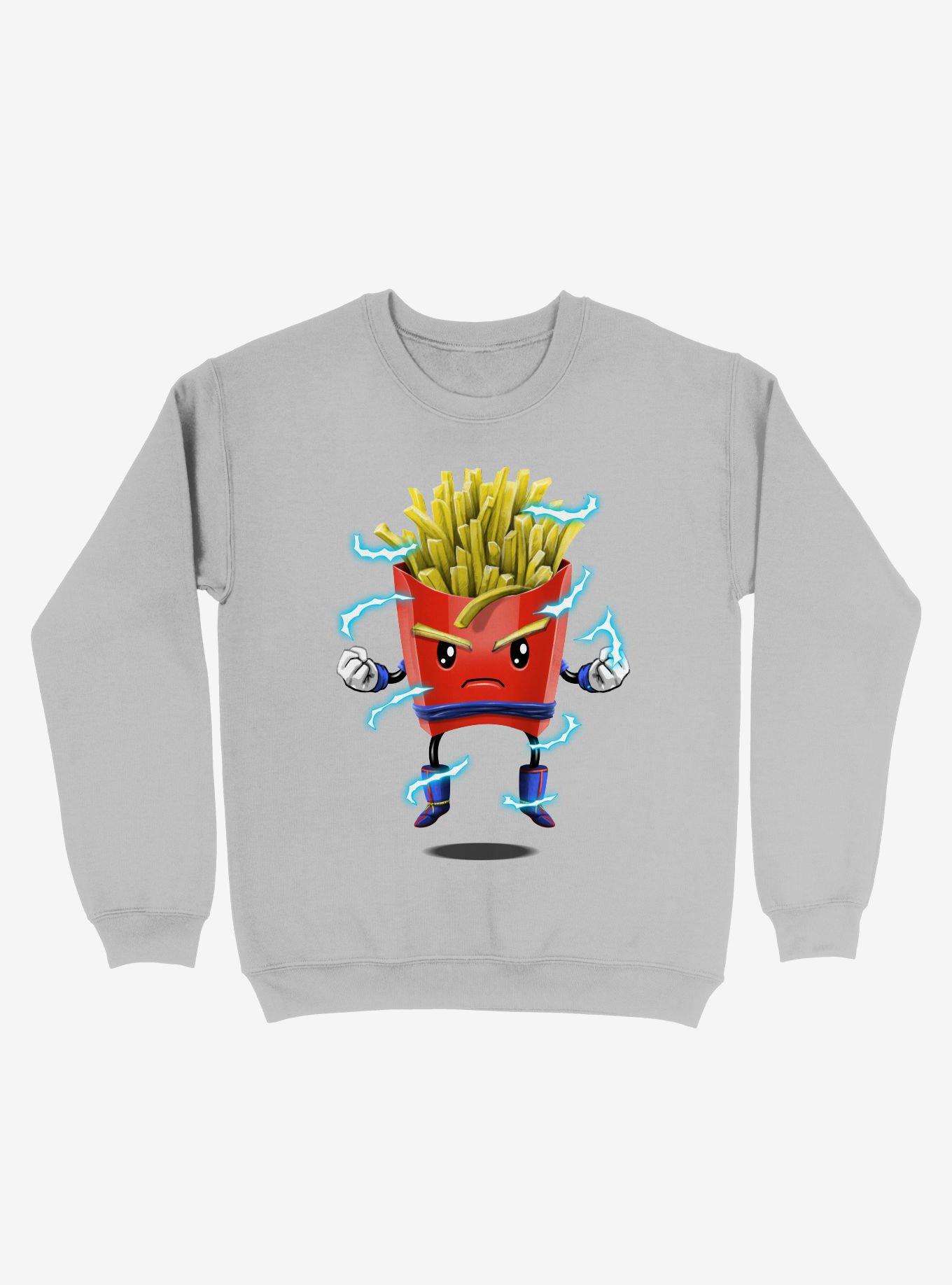 Saiyan Fries Sweatshirt, SILVER, hi-res