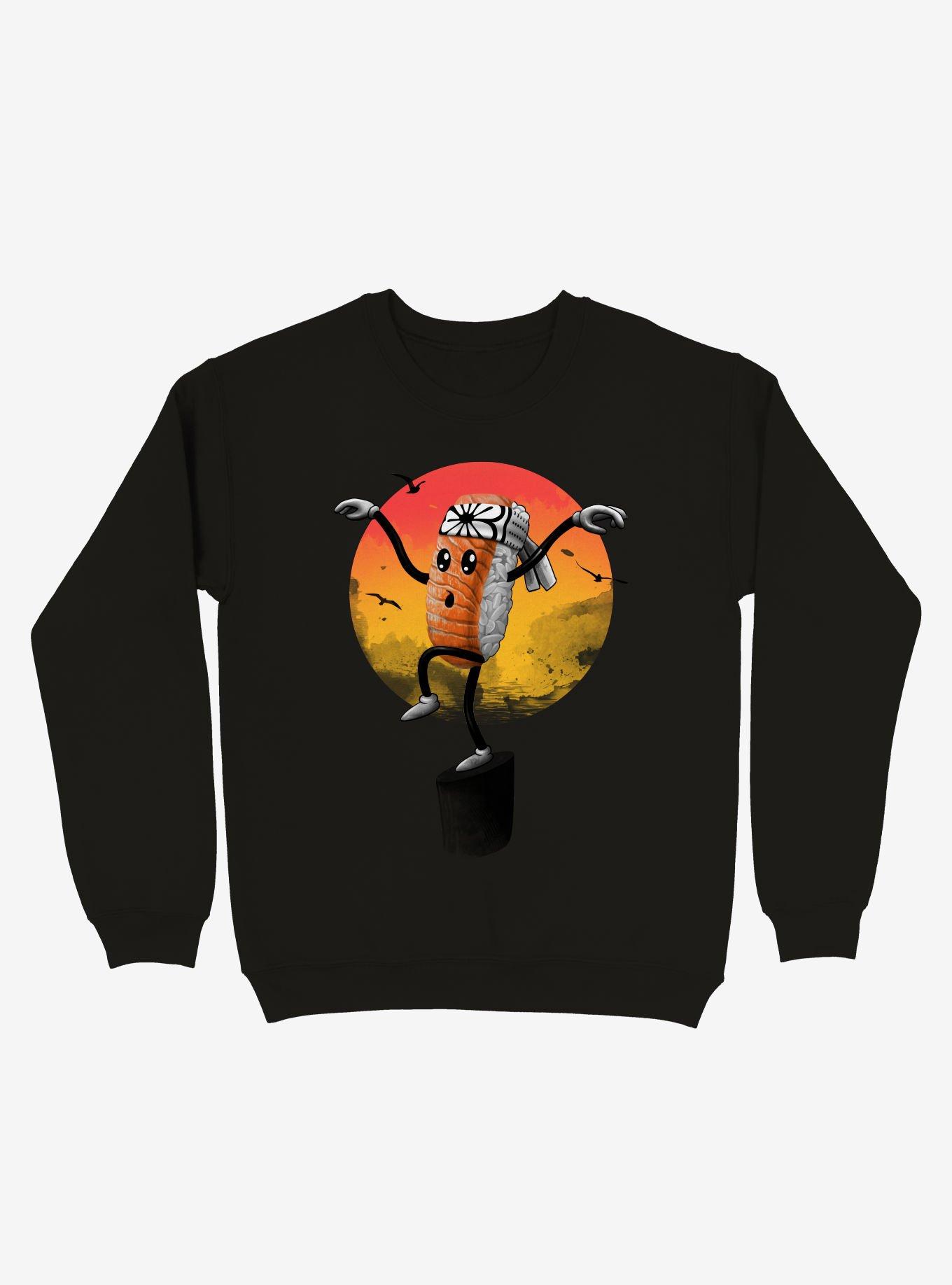 Sushi Style Sweatshirt, BLACK, hi-res