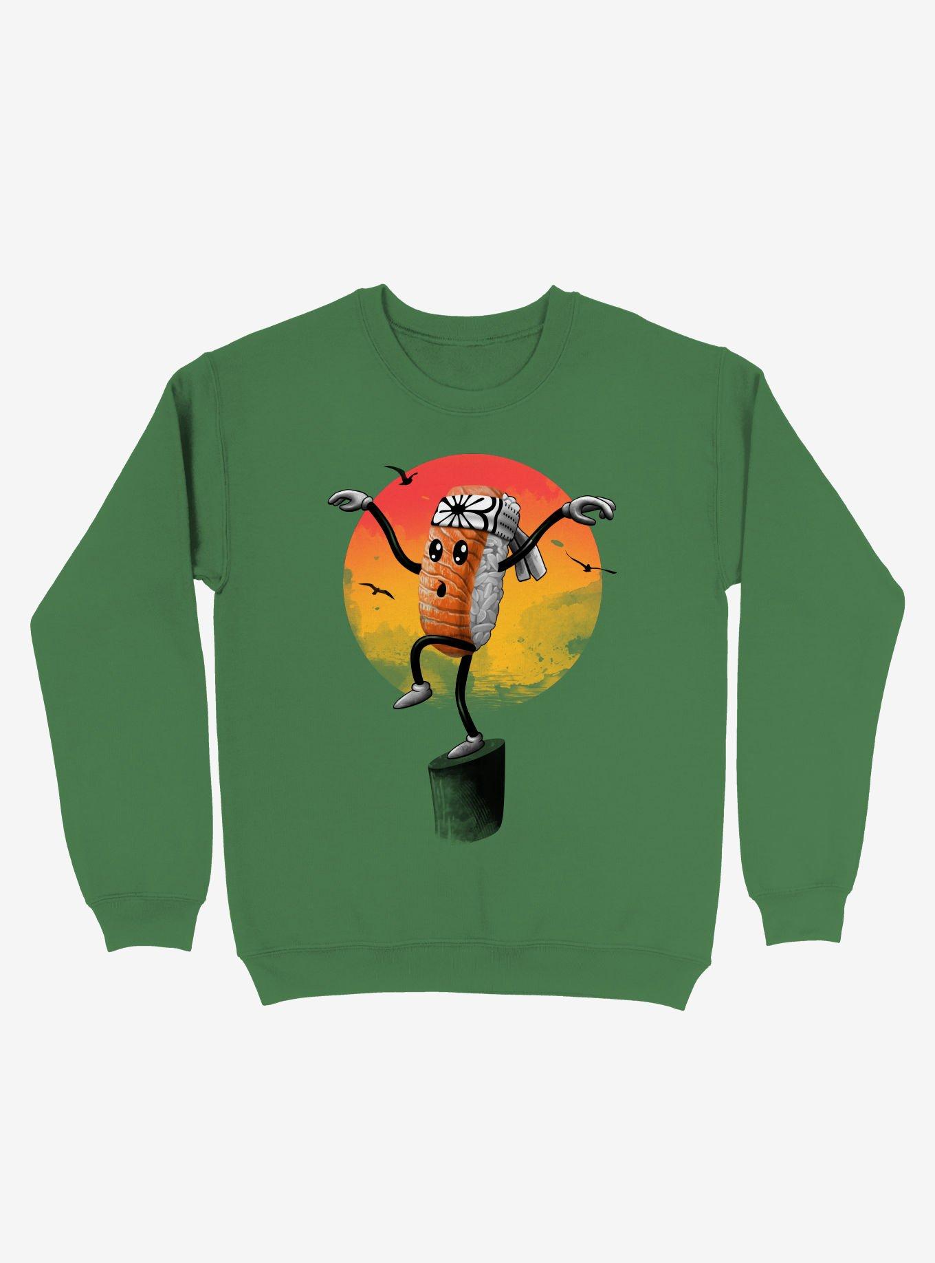 Sushi Style Sweatshirt, KELLY GREEN, hi-res