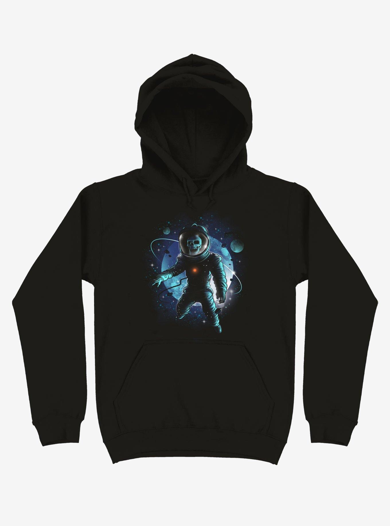 Forgotten In Space Astronaut Black Hoodie, BLACK, hi-res