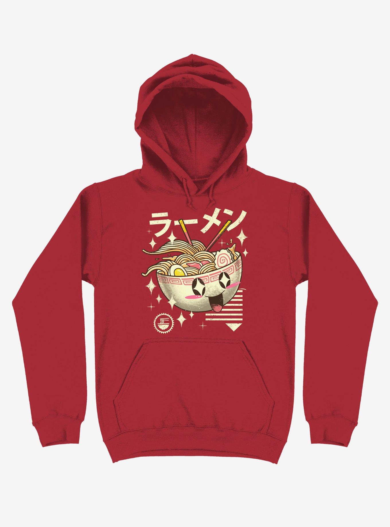 Kawaii Ramen Red Hoodie